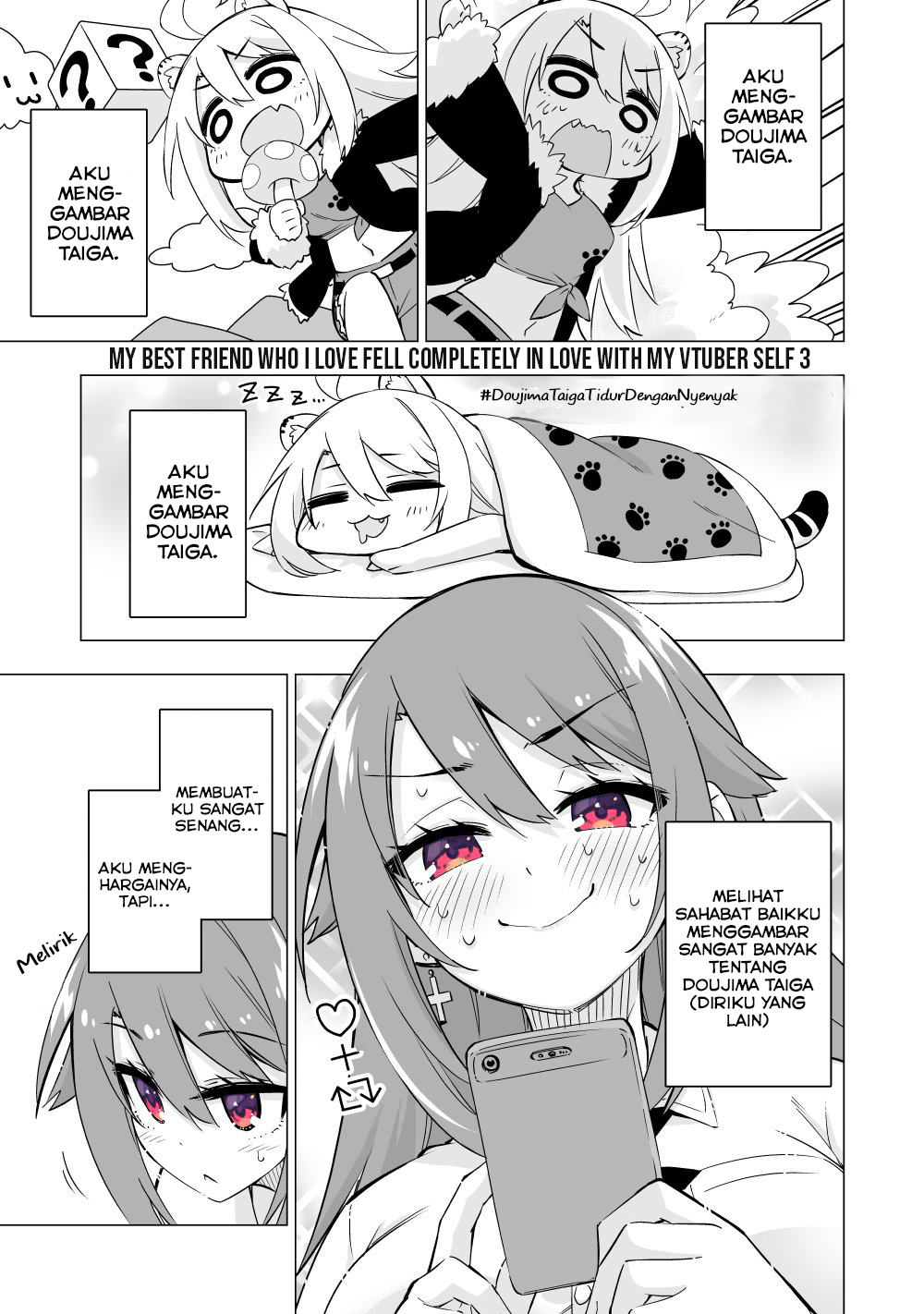 Daisuki na Shinyuu ga VTuber no Jibun ni Gachikoi shiteta Hanashi Chapter 3 - halaman 1
