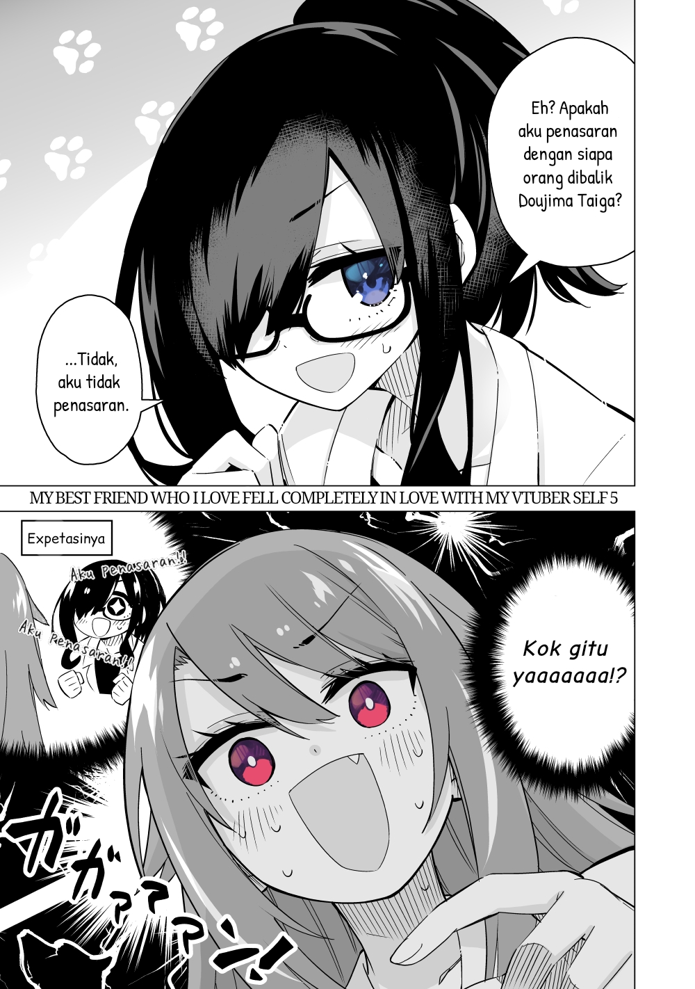 Daisuki na Shinyuu ga VTuber no Jibun ni Gachikoi shiteta Hanashi Chapter 5 - halaman 1