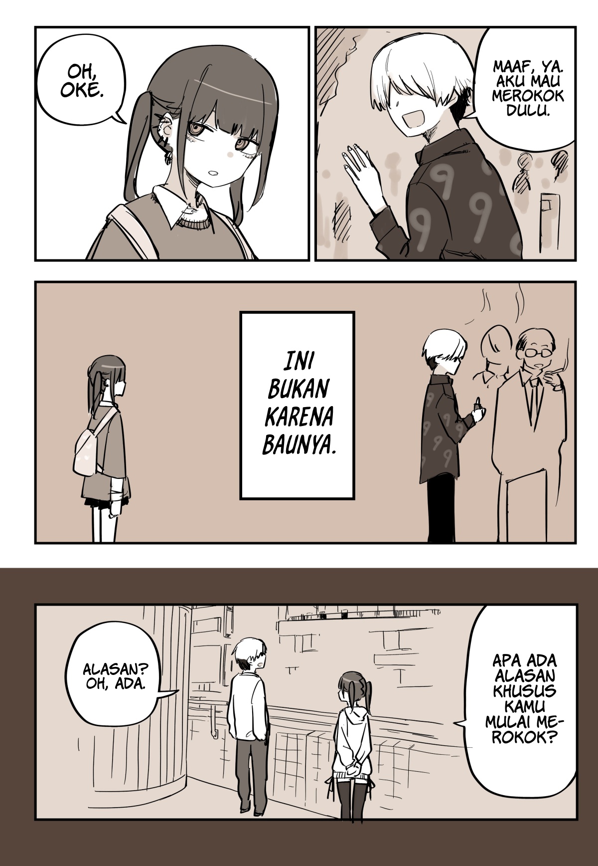 Dakara Watashi wa Tabako ga Kirai Chapter 0 - halaman 2