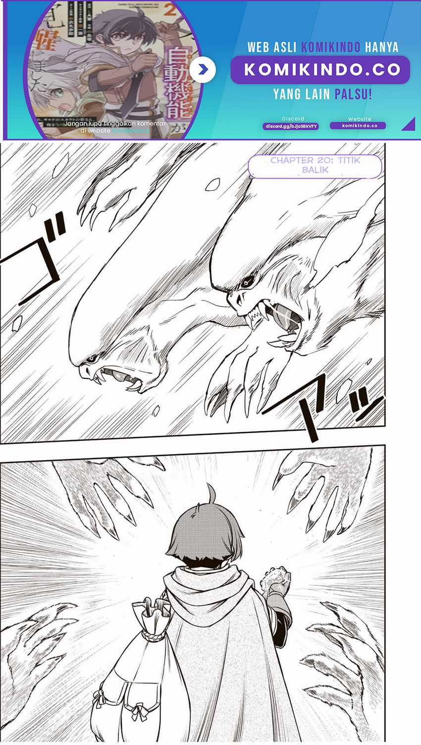 Dame Skill [Auto Mode] ga Kakuseishimashita ~Are, Guild no Scout-san, Ore wo “Iranai”-tte Itte Masendeshita?~ Chapter 20 - halaman 2