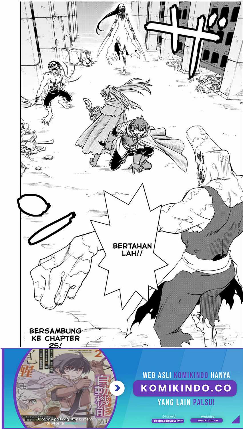 Dame Skill [Auto Mode] ga Kakuseishimashita ~Are, Guild no Scout-san, Ore wo “Iranai”-tte Itte Masendeshita?~ Chapter 24 - halaman 24