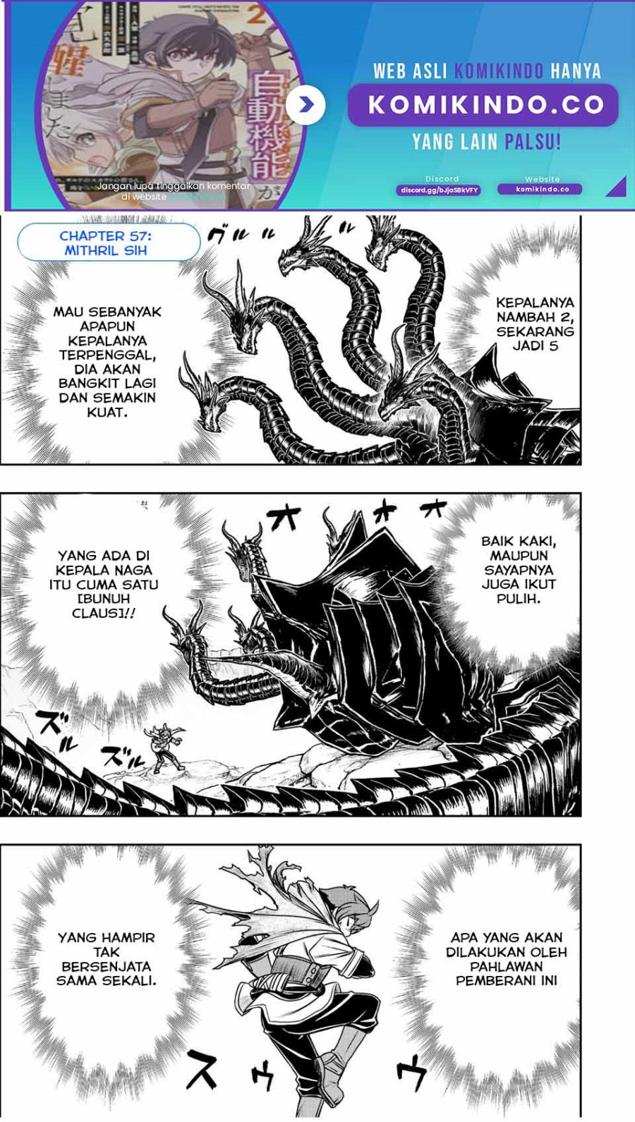 Dame Skill [Auto Mode] ga Kakuseishimashita ~Are, Guild no Scout-san, Ore wo “Iranai”-tte Itte Masendeshita?~ Chapter 57 - halaman 2