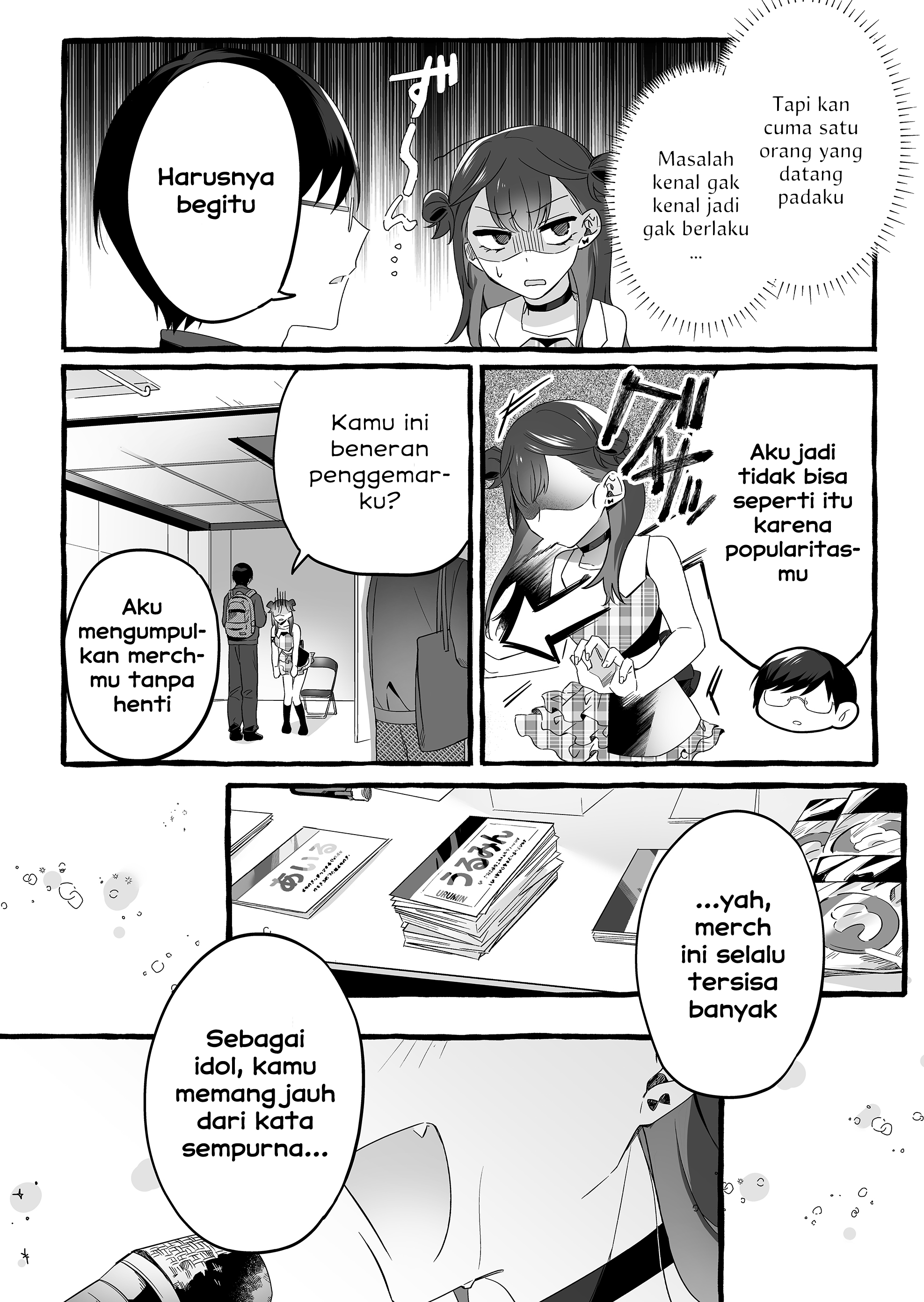 Damedol to Sekai ni Hitori dake no Fan Chapter 1 - halaman 11