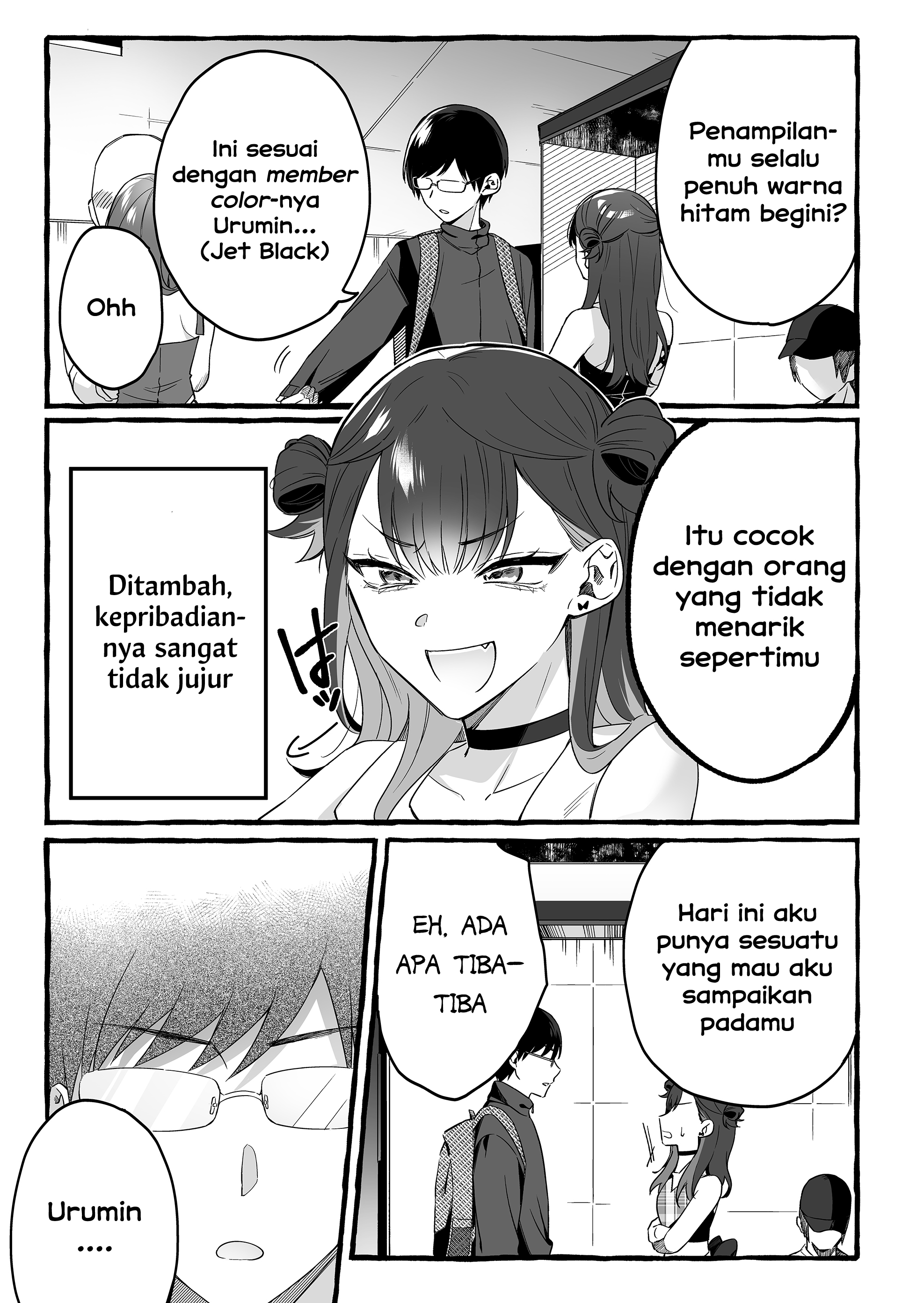 Damedol to Sekai ni Hitori dake no Fan Chapter 1 - halaman 6