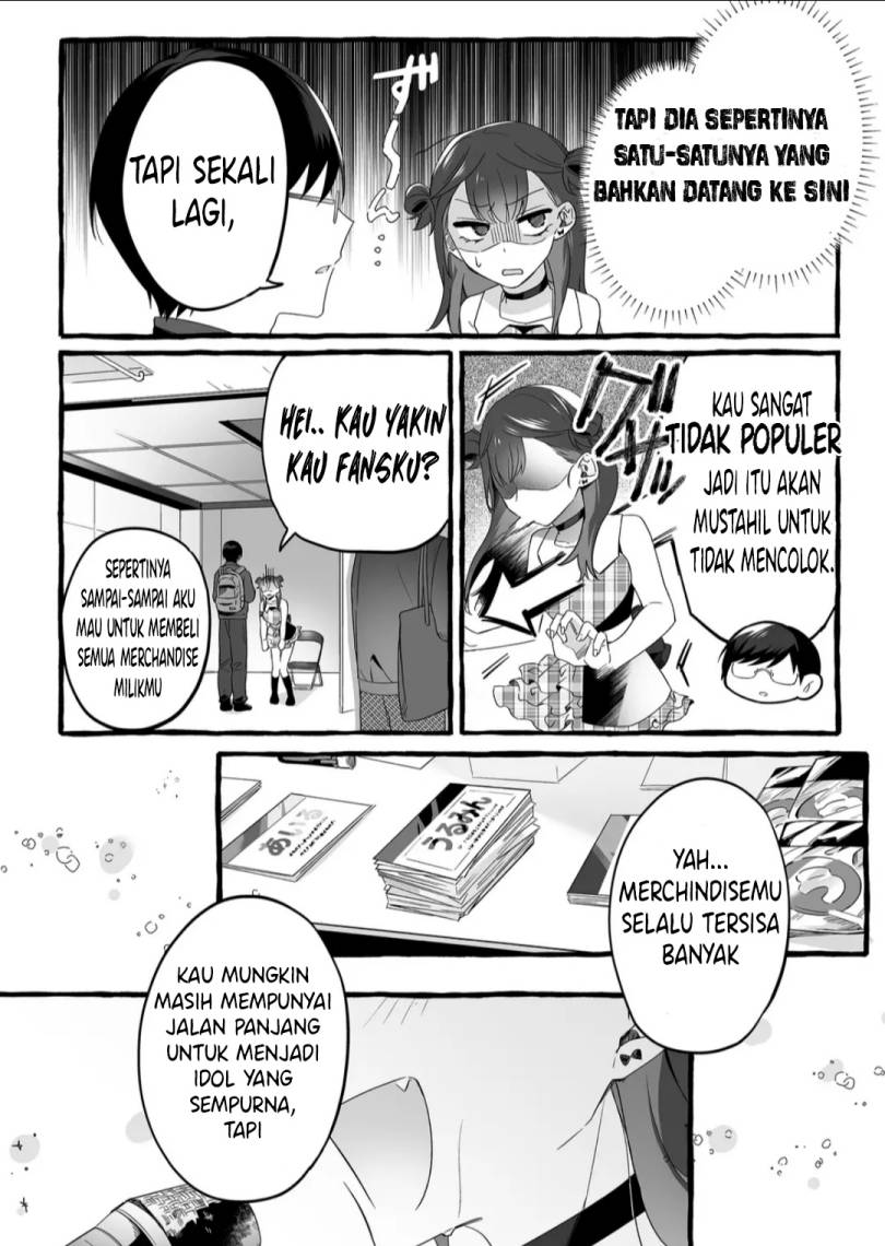 Damedol to Sekai ni Hitori Dake no Fan (Serialization) Chapter 1 - halaman 11
