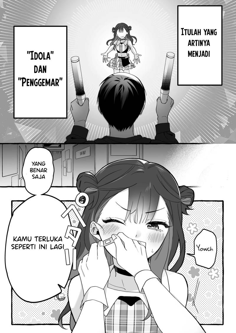 Damedol to Sekai ni Hitori Dake no Fan (Serialization) Chapter 3 - halaman 6