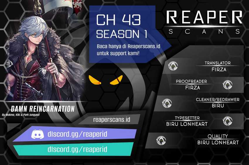 Damn Reincarnation Chapter 43 - halaman 1