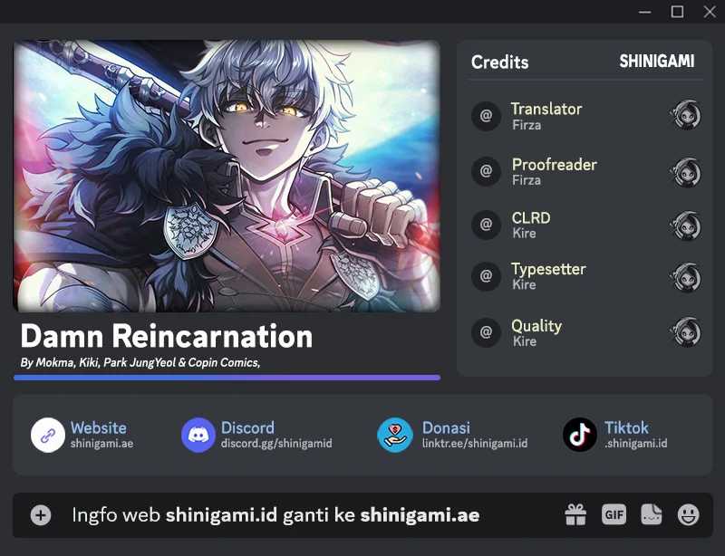 Damn Reincarnation Chapter 69 - halaman 1