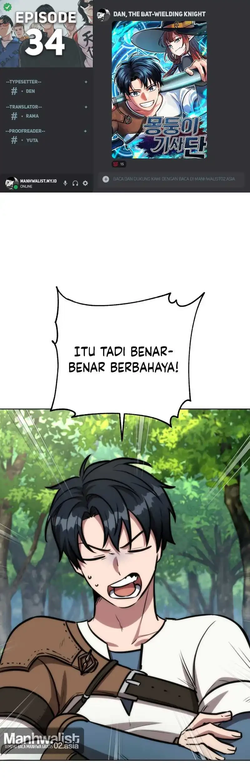 Dan, the Bat-Wielding Knight Chapter 34 - halaman 1