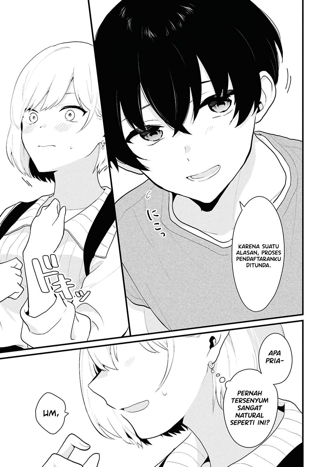 Danjo Hi 1:5 no Sekai demo Futsuu ni Ikirareru to Omotta? Gekiomo Kanjou na Kanojo-tachi ga Mujikaku Danshi ni Hanrou saretara Chapter 1 - halaman 23