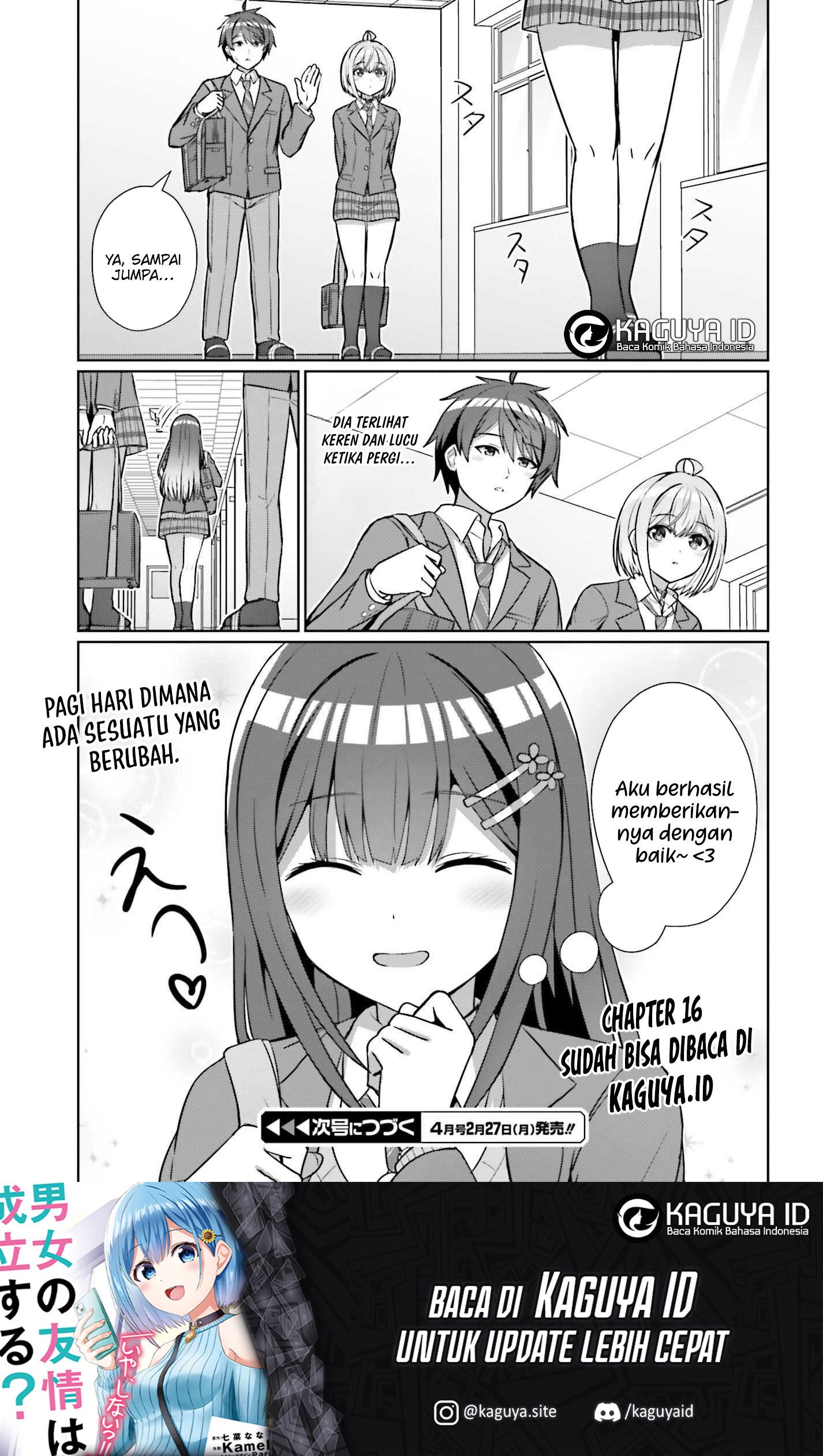 Danjo no Yuujou wa Seiritsu suru? (Iya, Shinai!!) Chapter 15 - halaman 18