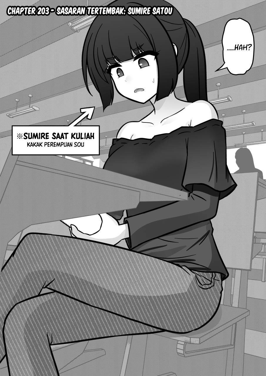 Danjohi 1:39 no Heikou Sekai wa Omoi no Hoka Futsuu Chapter 203 - halaman 1
