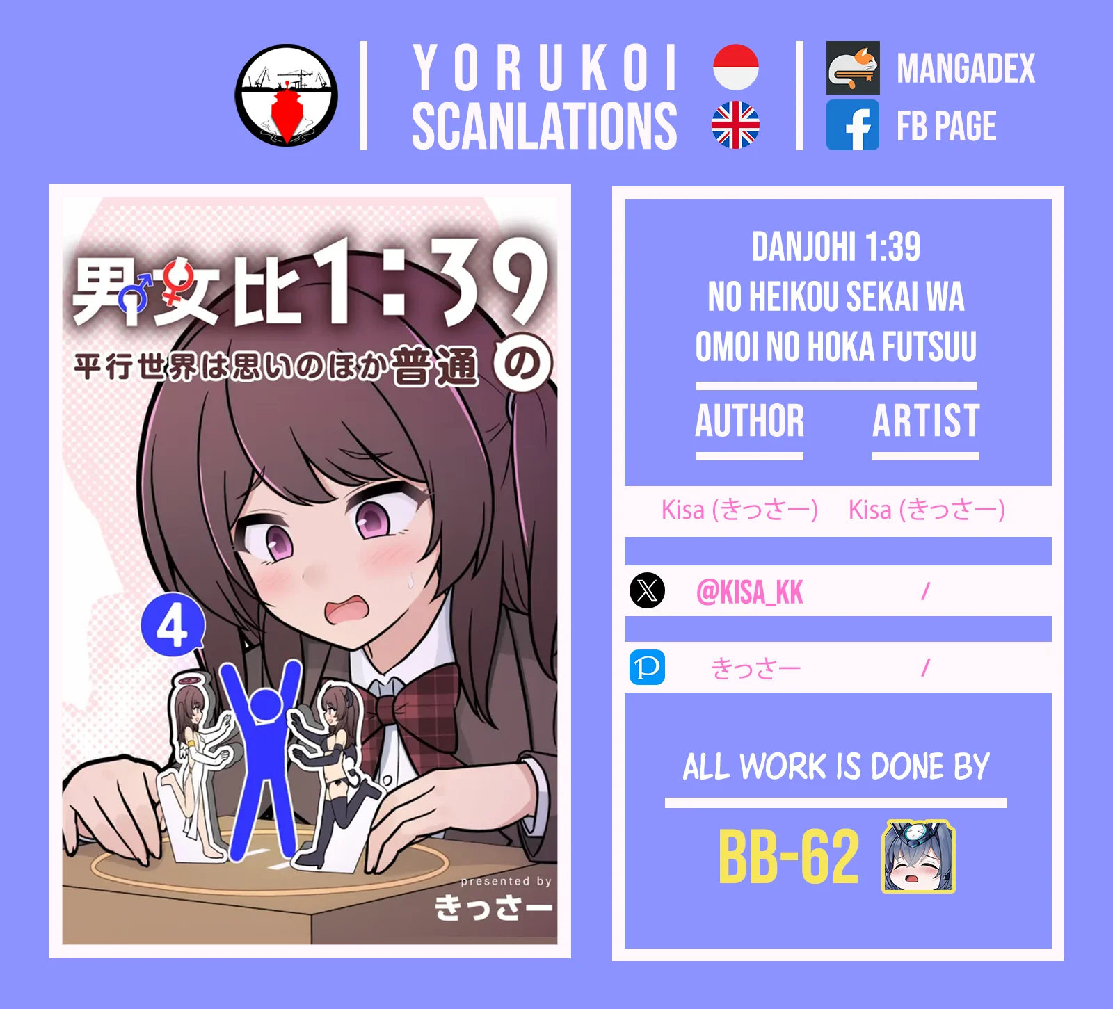 Danjohi 1:39 no Heikou Sekai wa Omoi no Hoka Futsuu Chapter 261 - halaman 5