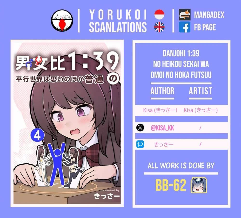Danjohi 1:39 no Heikou Sekai wa Omoi no Hoka Futsuu Chapter 263 - halaman 11