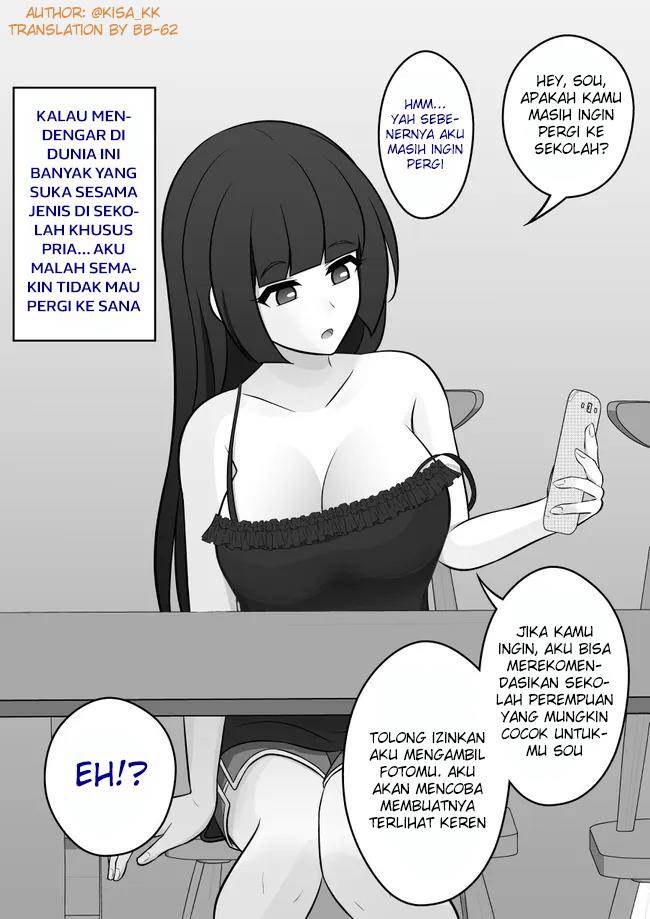 Danjohi 1:39 no Heikou Sekai wa Omoi no Hoka Futsuu Chapter 37 - halaman 1