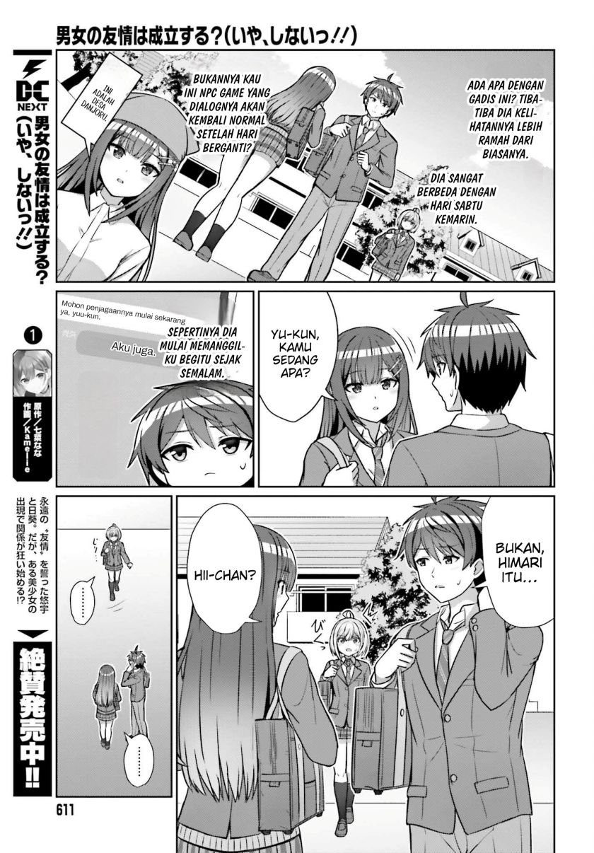 Danjou no Yuujou wa Seiritsu Suru? (Iya, Shinai!!) Chapter 15 - halaman 10