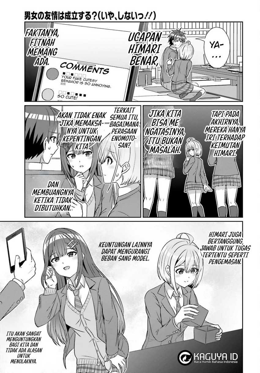 Danjou no Yuujou wa Seiritsu Suru? (Iya, Shinai!!) Chapter 22 - halaman 15
