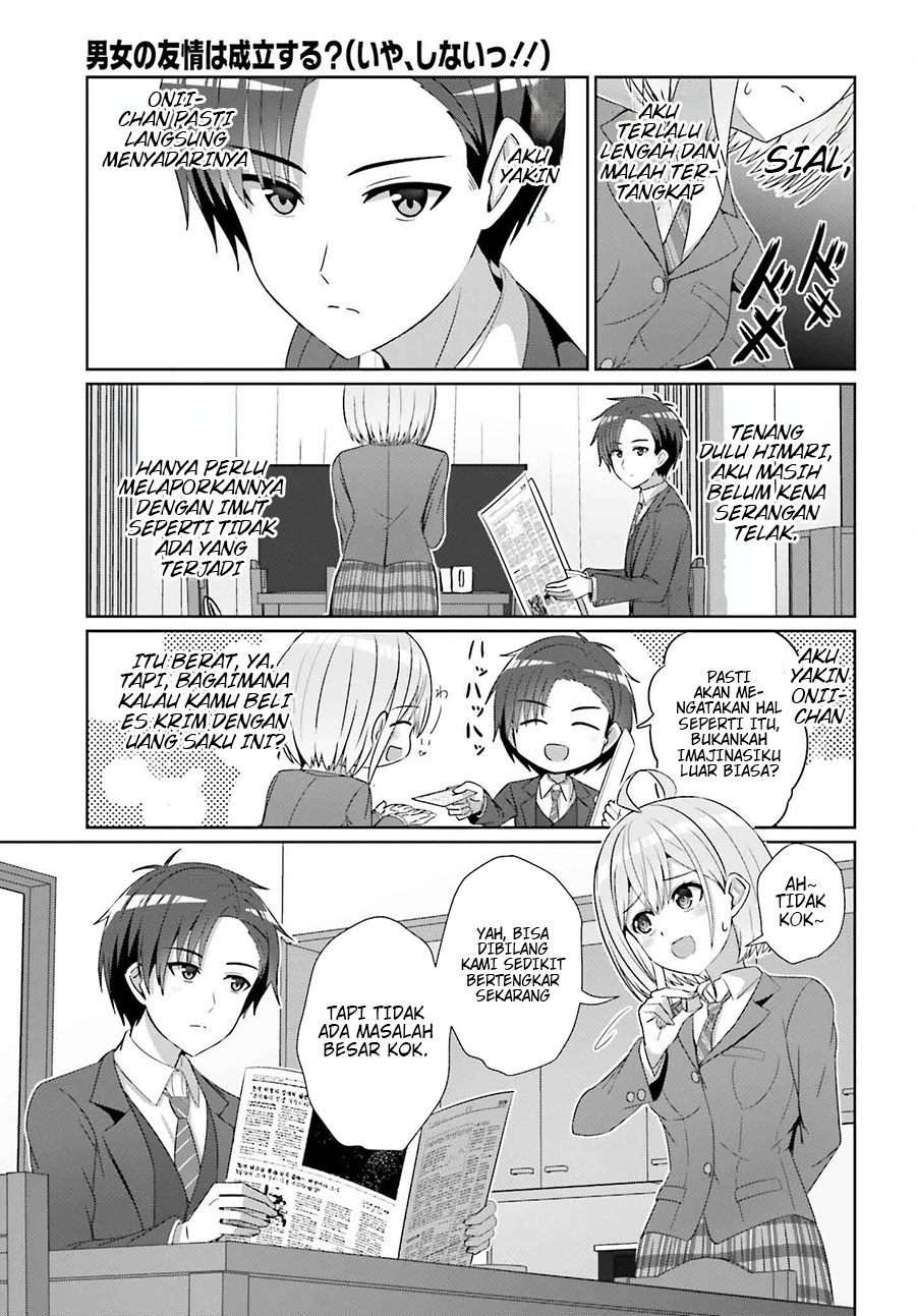 Danjou no Yuujou wa Seiritsu Suru? (Iya, Shinai!!) Chapter 28 - halaman 8