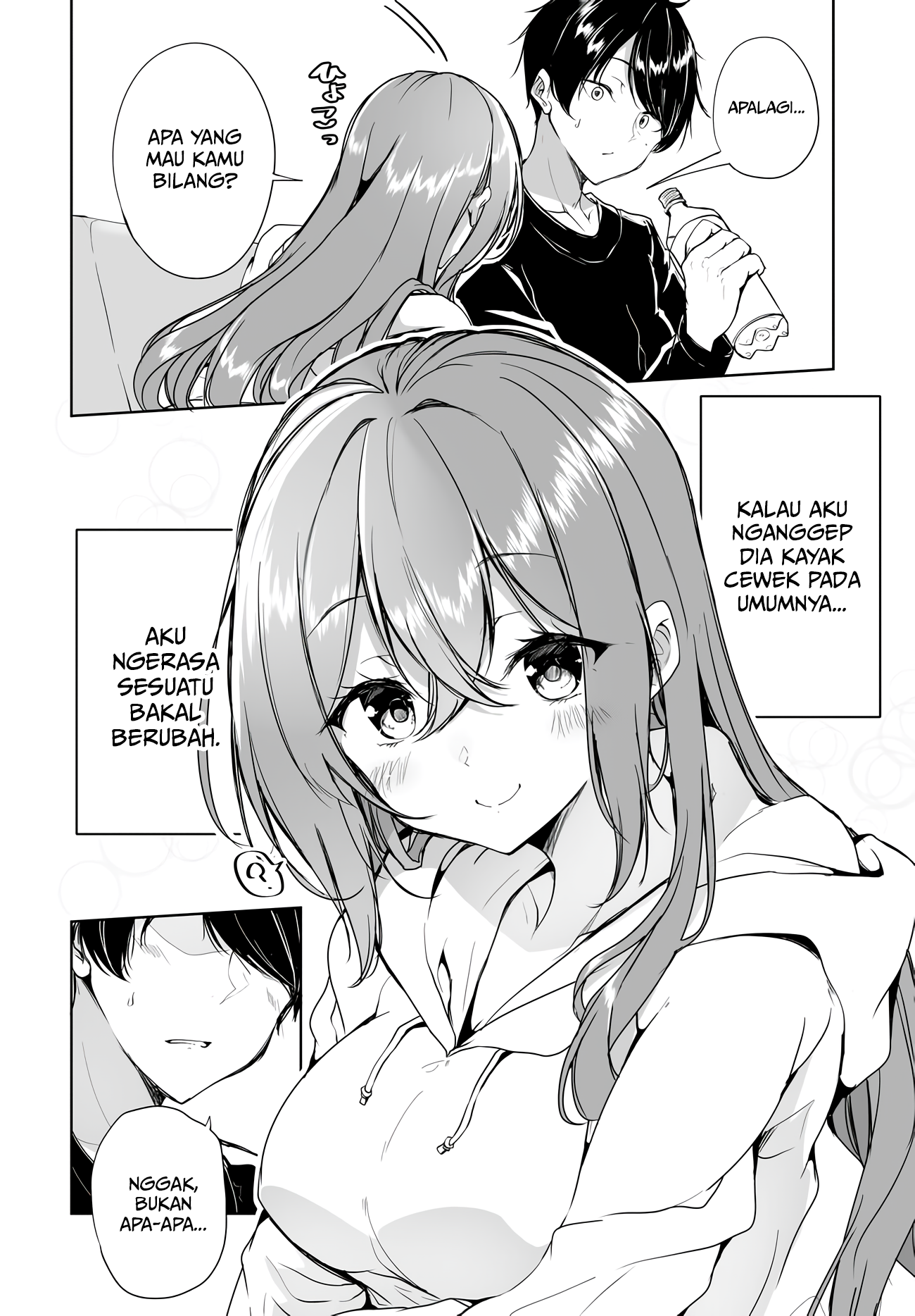 Danshi dato Omotteita Osananajimi to no Shinkon Seikatsu ga Umaku Ikisugiru Ken ni Tsuite Chapter 1.1 - halaman 5
