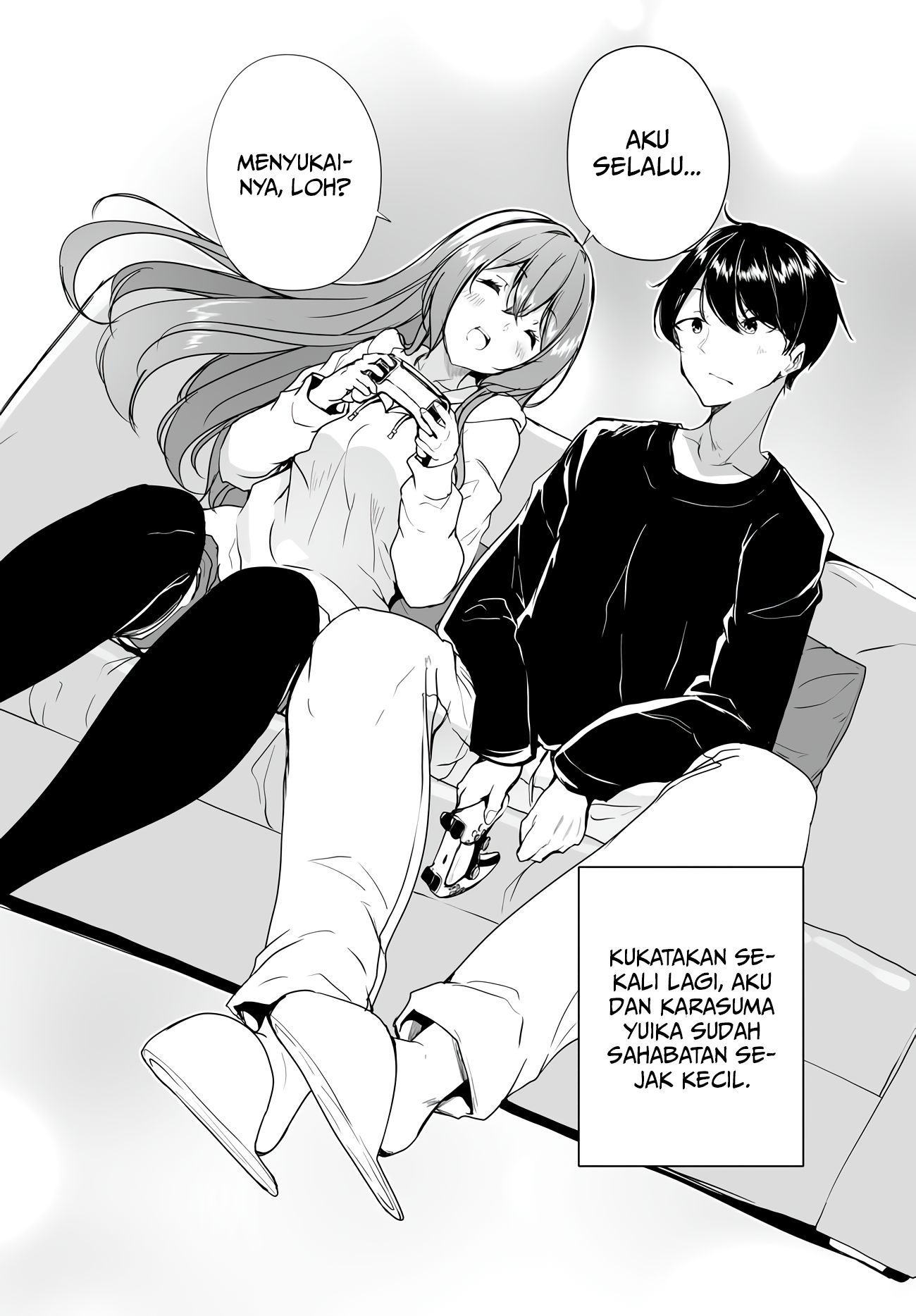 Danshi dato Omotteita Osananajimi to no Shinkon Seikatsu ga Umaku Ikisugiru Ken ni Tsuite Chapter 1.1 - halaman 7