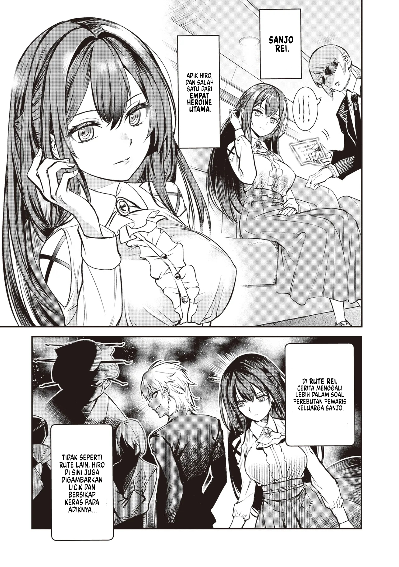 Danshi Kinsei Game Sekai de Ore ga Yarubeki Yuiitsu no Koto: Yuri no Aida ni Hasamaru Otoko toshite Tensei shiteshimaimashita Chapter 1 - halaman 11
