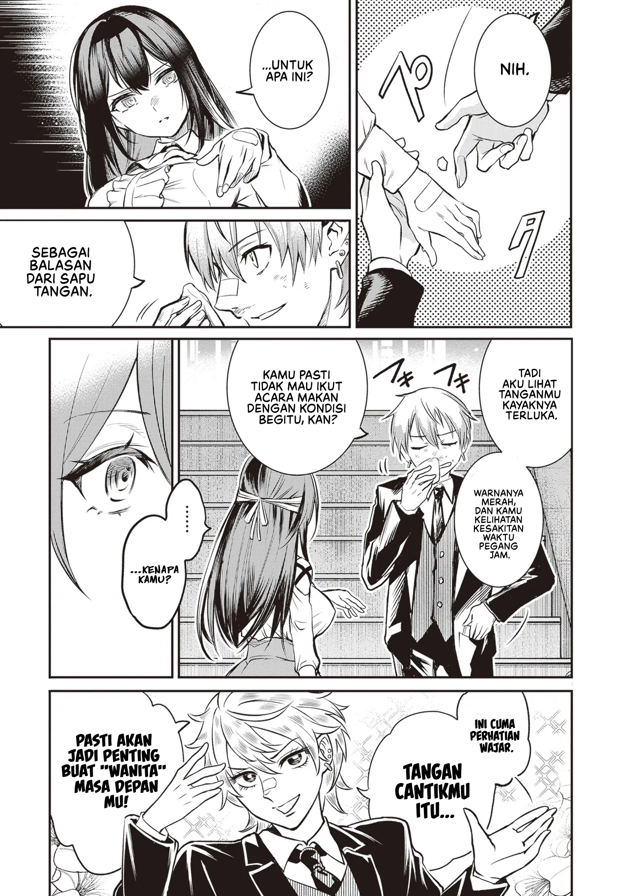 Danshi Kinsei Game Sekai de Ore ga Yarubeki Yuiitsu no Koto: Yuri no Aida ni Hasamaru Otoko toshite Tensei shiteshimaimashita Chapter 1 - halaman 15