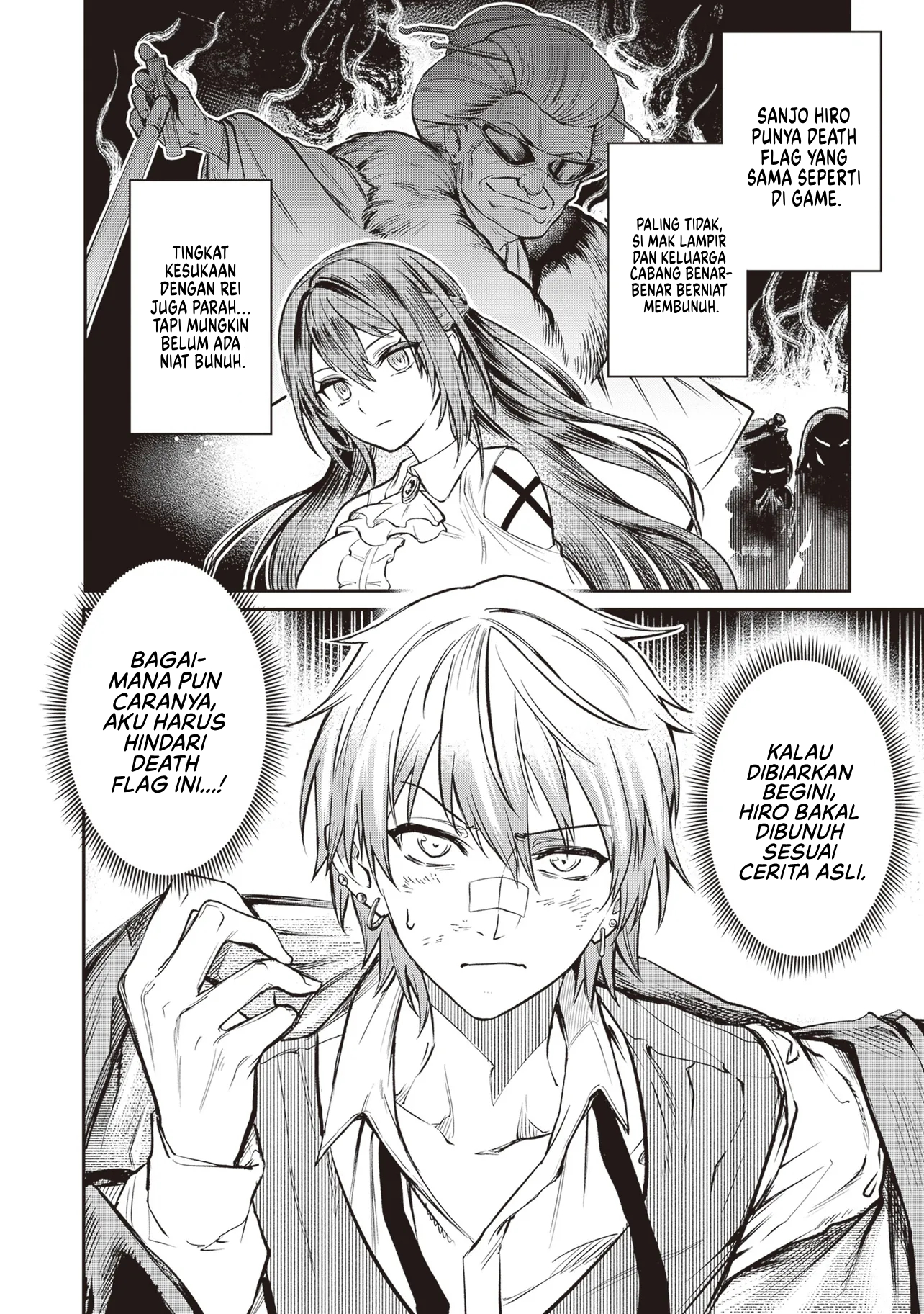 Danshi Kinsei Game Sekai de Ore ga Yarubeki Yuiitsu no Koto: Yuri no Aida ni Hasamaru Otoko toshite Tensei shiteshimaimashita Chapter 1 - halaman 24