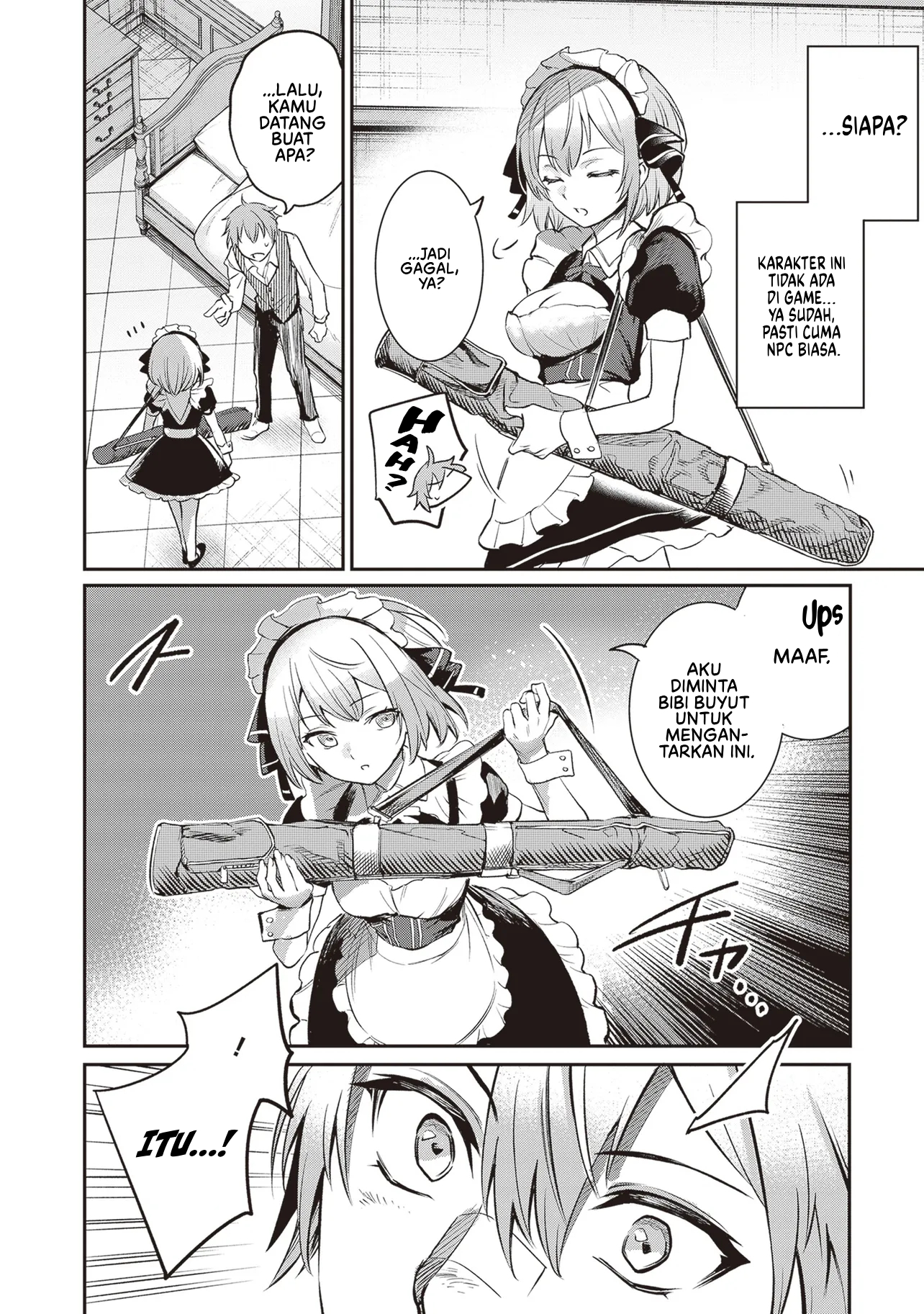 Danshi Kinsei Game Sekai de Ore ga Yarubeki Yuiitsu no Koto: Yuri no Aida ni Hasamaru Otoko toshite Tensei shiteshimaimashita Chapter 1 - halaman 26