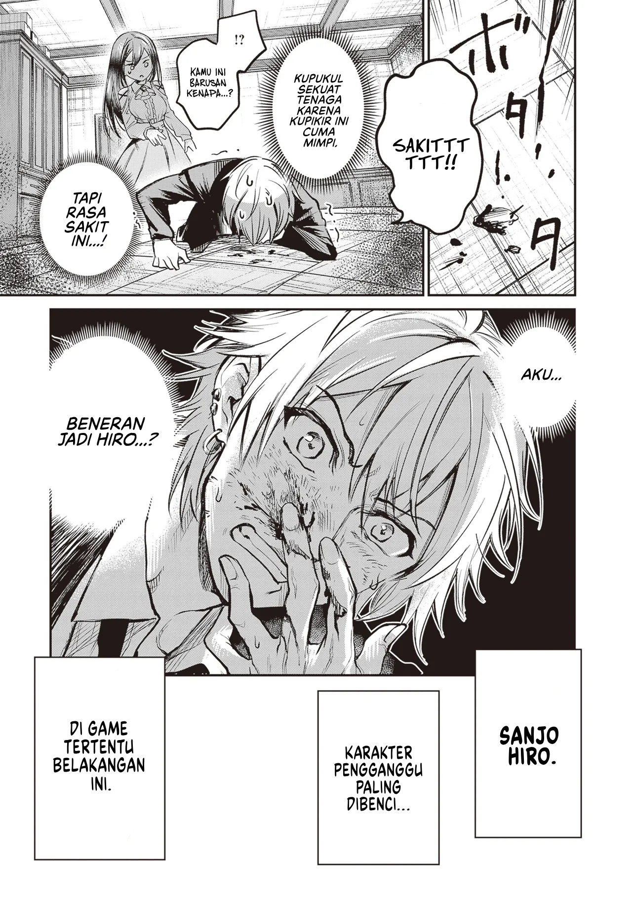 Danshi Kinsei Game Sekai de Ore ga Yarubeki Yuiitsu no Koto: Yuri no Aida ni Hasamaru Otoko toshite Tensei shiteshimaimashita Chapter 1 - halaman 4
