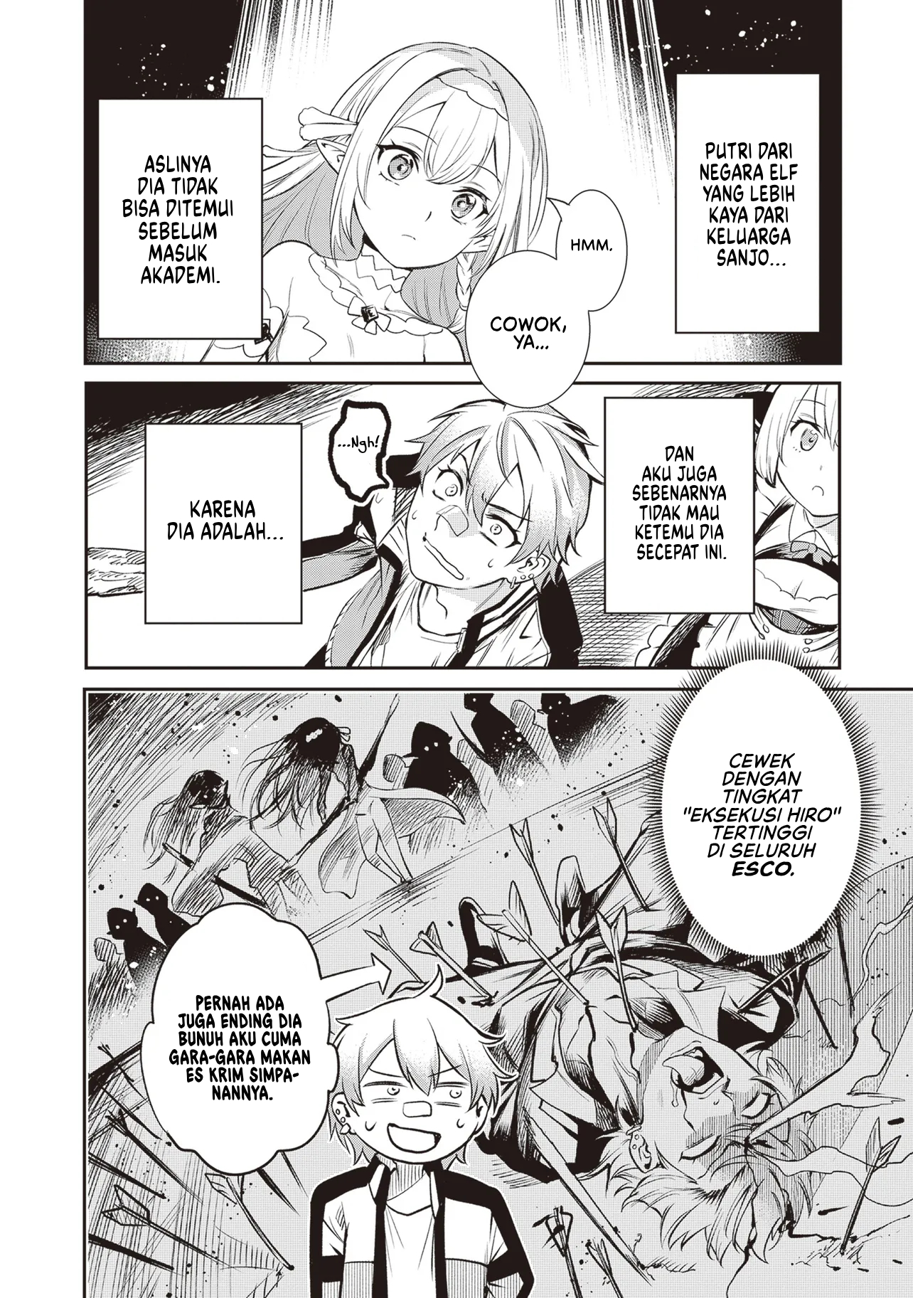 Danshi Kinsei Game Sekai de Ore ga Yarubeki Yuiitsu no Koto: Yuri no Aida ni Hasamaru Otoko toshite Tensei shiteshimaimashita Chapter 1 - halaman 46