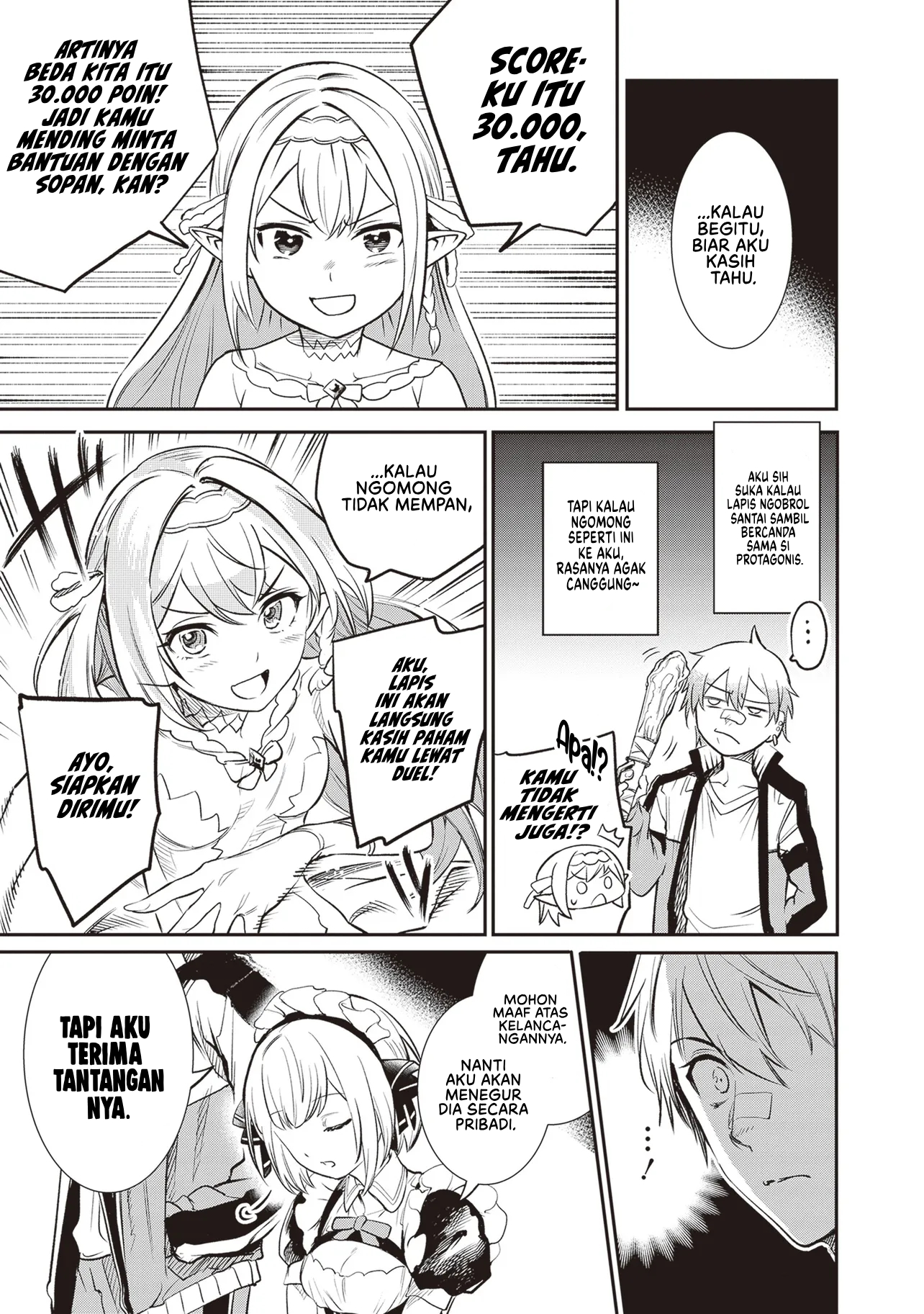 Danshi Kinsei Game Sekai de Ore ga Yarubeki Yuiitsu no Koto: Yuri no Aida ni Hasamaru Otoko toshite Tensei shiteshimaimashita Chapter 1 - halaman 49