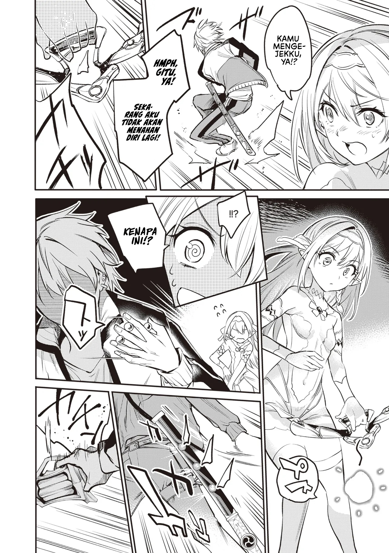 Danshi Kinsei Game Sekai de Ore ga Yarubeki Yuiitsu no Koto: Yuri no Aida ni Hasamaru Otoko toshite Tensei shiteshimaimashita Chapter 1 - halaman 54