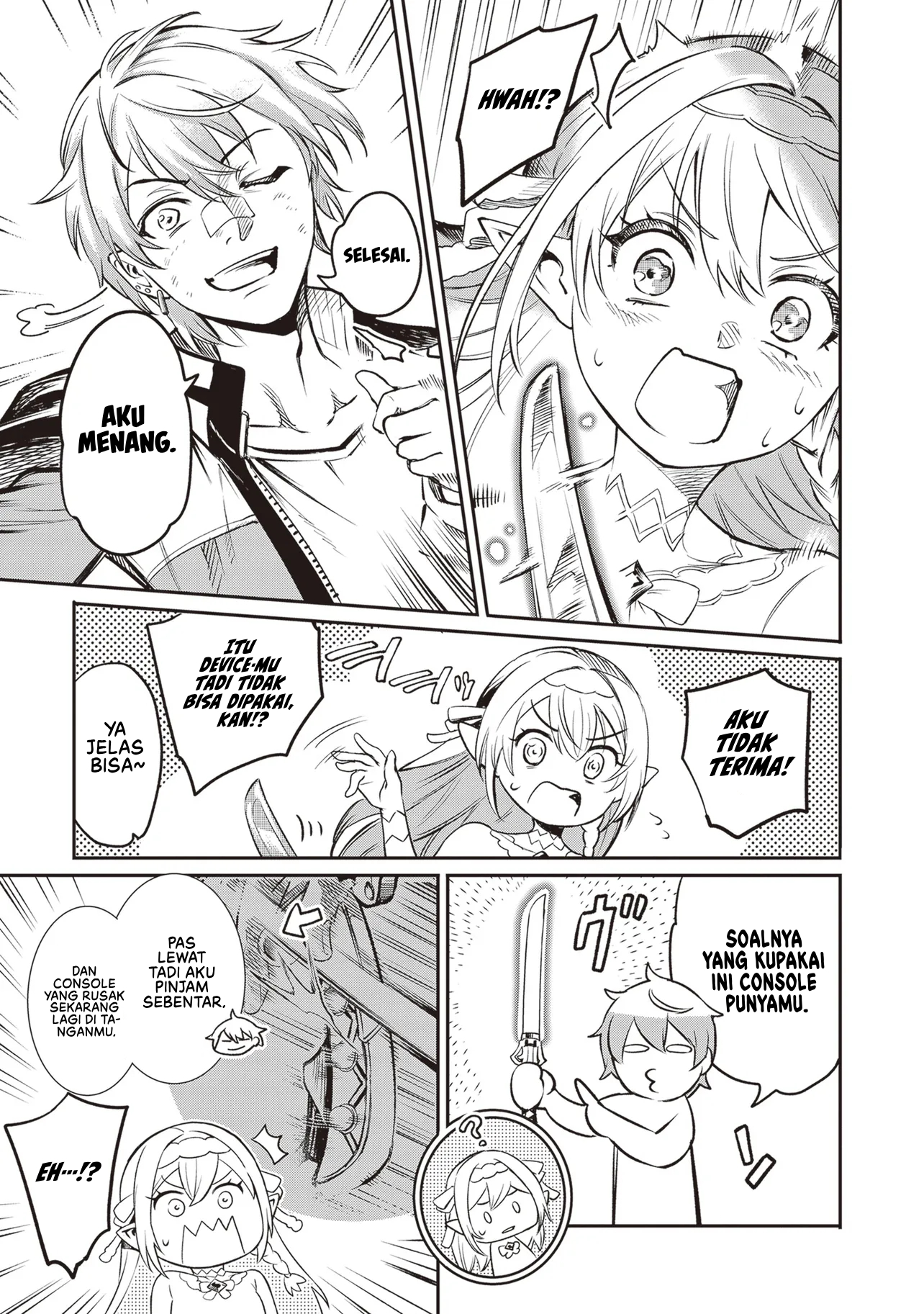 Danshi Kinsei Game Sekai de Ore ga Yarubeki Yuiitsu no Koto: Yuri no Aida ni Hasamaru Otoko toshite Tensei shiteshimaimashita Chapter 1 - halaman 57