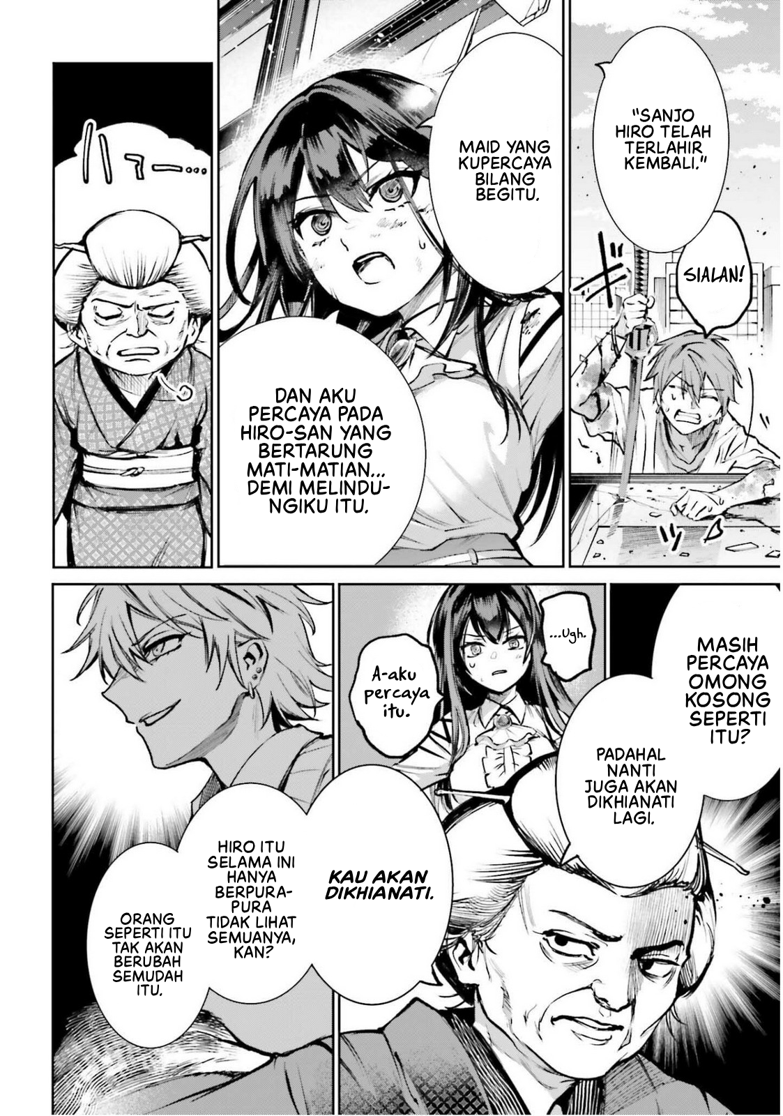 Danshi Kinsei Game Sekai de Ore ga Yarubeki Yuiitsu no Koto: Yuri no Aida ni Hasamaru Otoko toshite Tensei shiteshimaimashita Chapter 10 - halaman 10