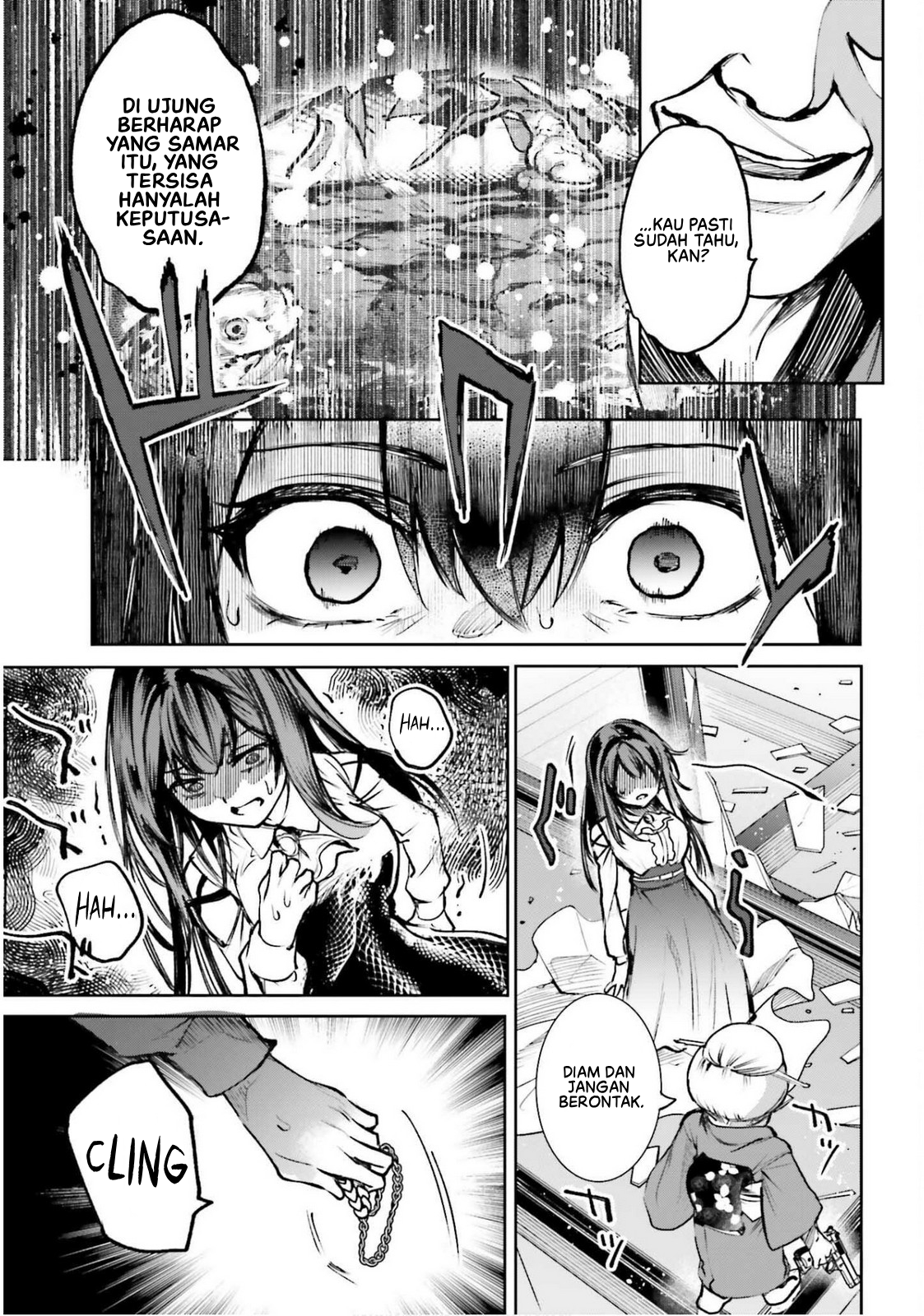 Danshi Kinsei Game Sekai de Ore ga Yarubeki Yuiitsu no Koto: Yuri no Aida ni Hasamaru Otoko toshite Tensei shiteshimaimashita Chapter 10 - halaman 11