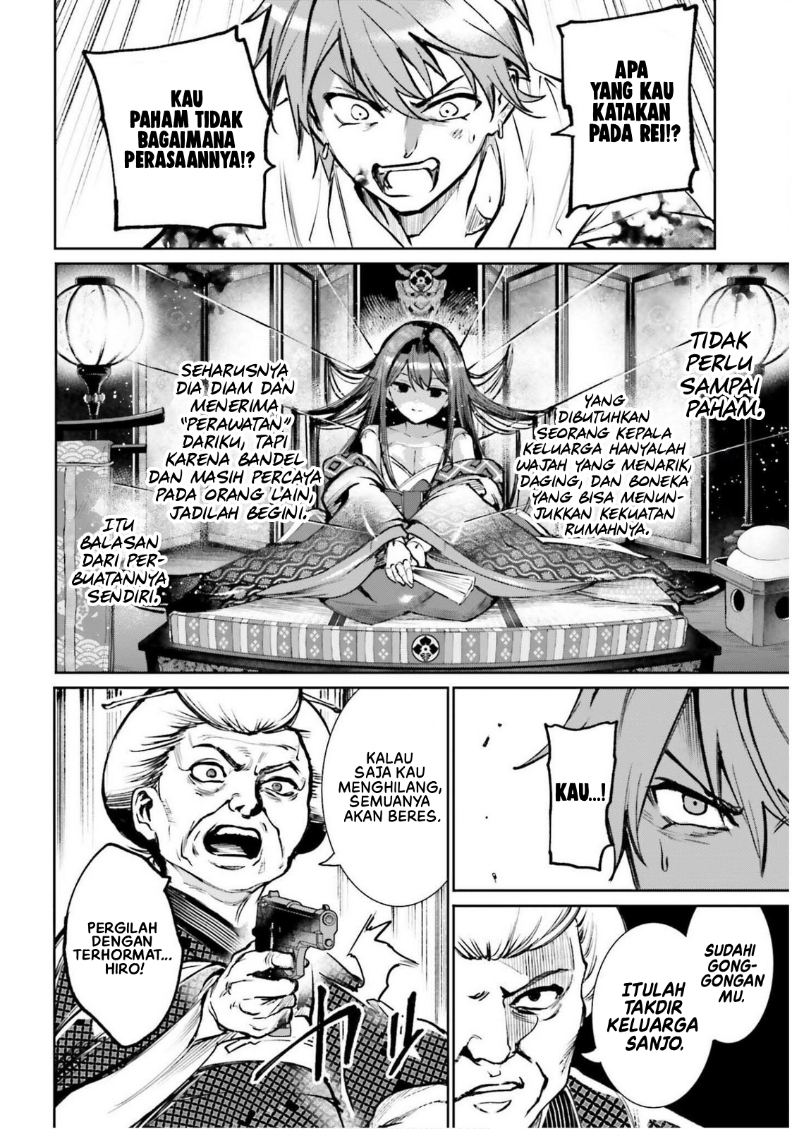 Danshi Kinsei Game Sekai de Ore ga Yarubeki Yuiitsu no Koto: Yuri no Aida ni Hasamaru Otoko toshite Tensei shiteshimaimashita Chapter 10 - halaman 14