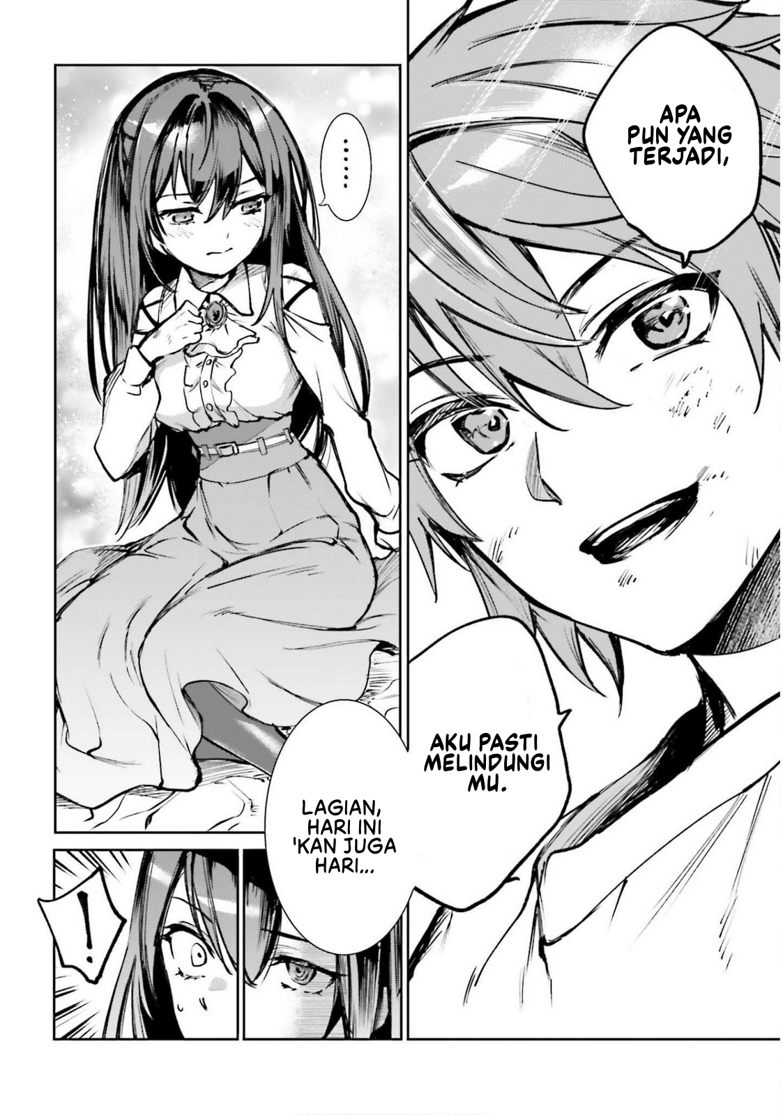 Danshi Kinsei Game Sekai de Ore ga Yarubeki Yuiitsu no Koto: Yuri no Aida ni Hasamaru Otoko toshite Tensei shiteshimaimashita Chapter 10 - halaman 5