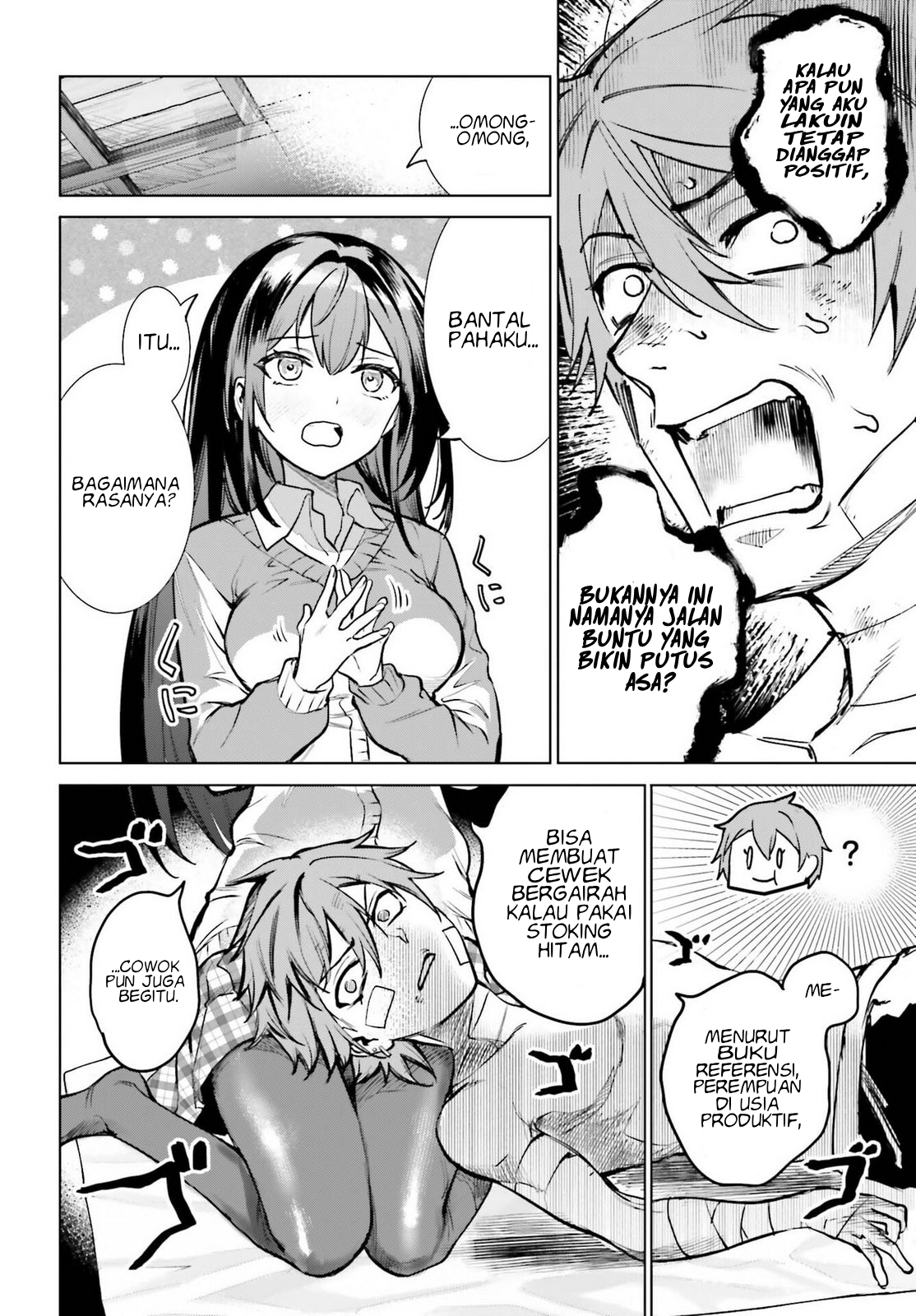 Danshi Kinsei Game Sekai de Ore ga Yarubeki Yuiitsu no Koto: Yuri no Aida ni Hasamaru Otoko toshite Tensei shiteshimaimashita Chapter 11 - halaman 22