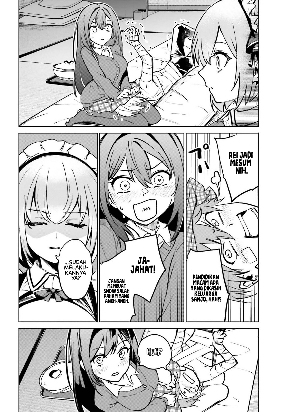 Danshi Kinsei Game Sekai de Ore ga Yarubeki Yuiitsu no Koto: Yuri no Aida ni Hasamaru Otoko toshite Tensei shiteshimaimashita Chapter 11 - halaman 26