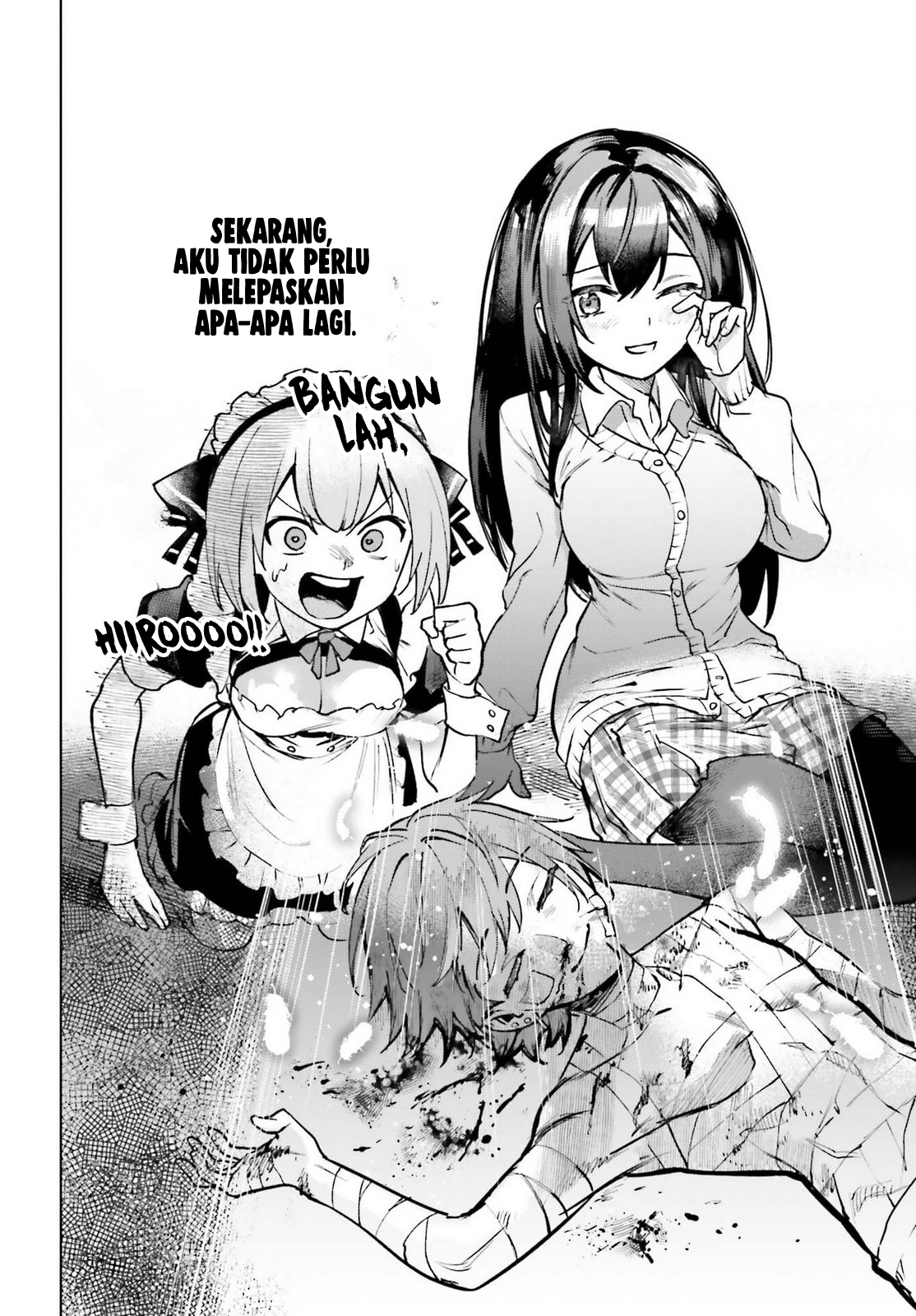 Danshi Kinsei Game Sekai de Ore ga Yarubeki Yuiitsu no Koto: Yuri no Aida ni Hasamaru Otoko toshite Tensei shiteshimaimashita Chapter 11 - halaman 34