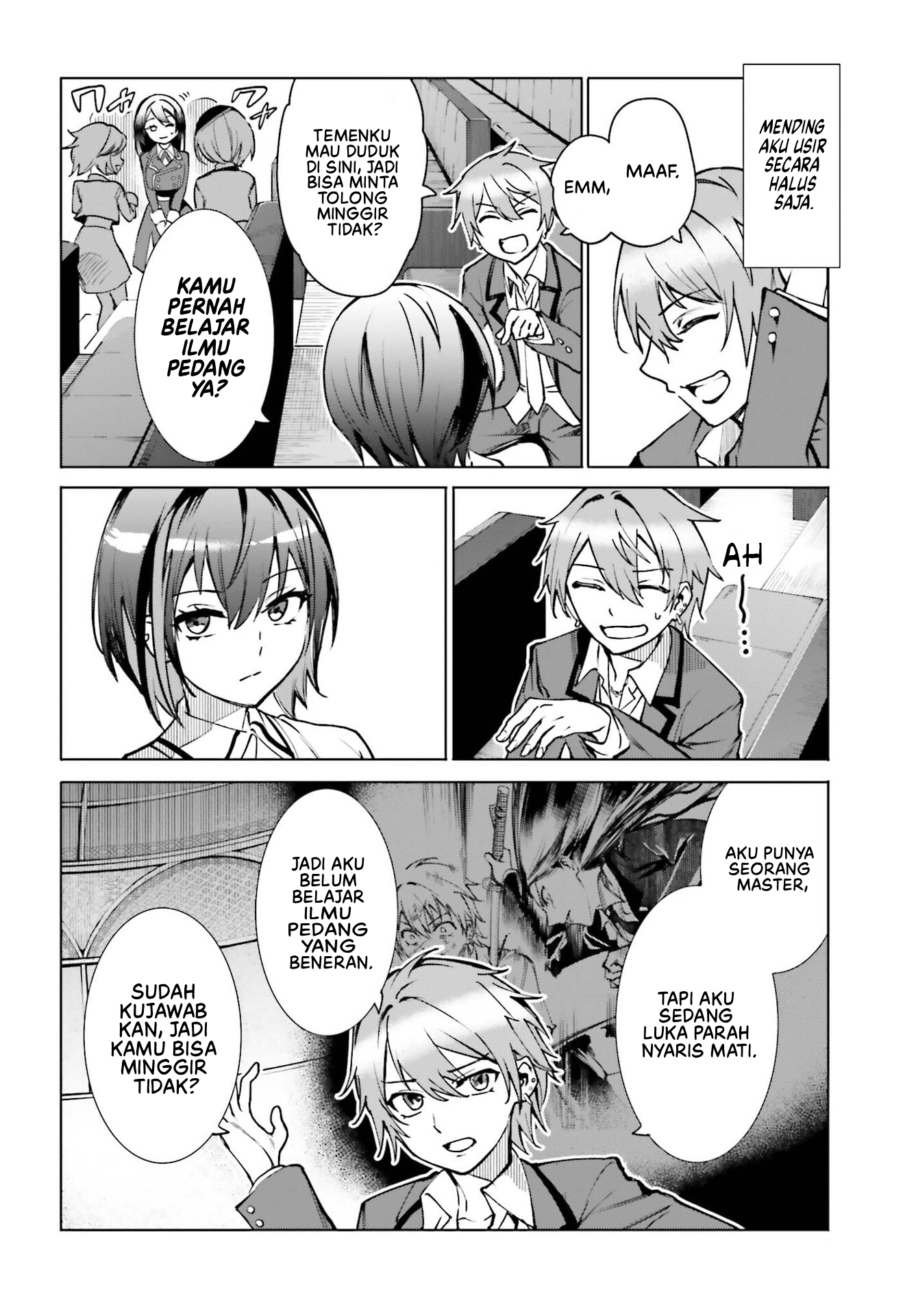 Danshi Kinsei Game Sekai de Ore ga Yarubeki Yuiitsu no Koto: Yuri no Aida ni Hasamaru Otoko toshite Tensei shiteshimaimashita Chapter 12 - halaman 33