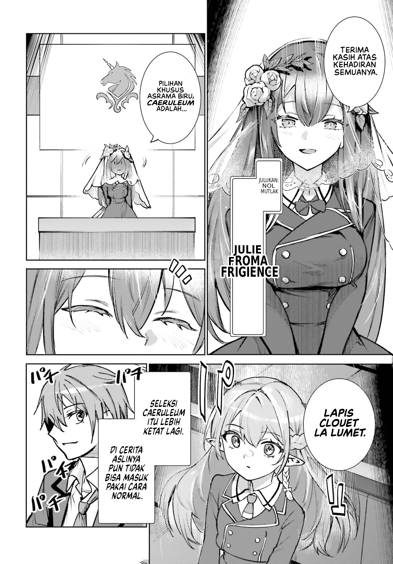 Danshi Kinsei Game Sekai de Ore ga Yarubeki Yuiitsu no Koto: Yuri no Aida ni Hasamaru Otoko toshite Tensei shiteshimaimashita Chapter 12 - halaman 41