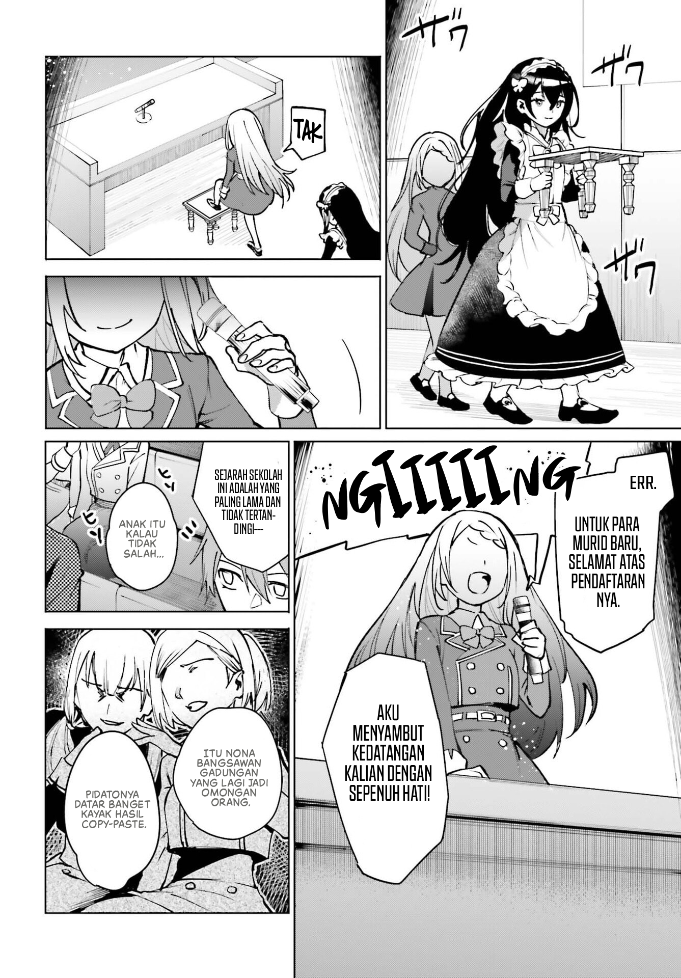 Danshi Kinsei Game Sekai de Ore ga Yarubeki Yuiitsu no Koto: Yuri no Aida ni Hasamaru Otoko toshite Tensei shiteshimaimashita Chapter 12 - halaman 43