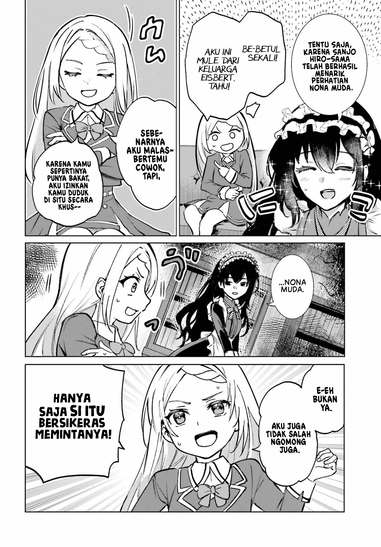Danshi Kinsei Game Sekai de Ore ga Yarubeki Yuiitsu no Koto: Yuri no Aida ni Hasamaru Otoko toshite Tensei shiteshimaimashita Chapter 13 - halaman 15