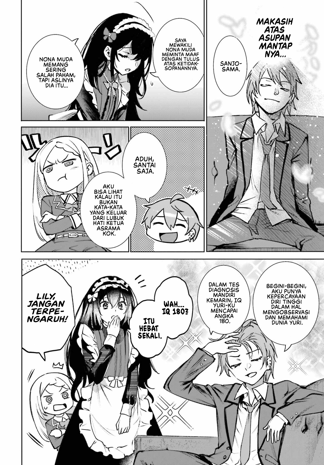 Danshi Kinsei Game Sekai de Ore ga Yarubeki Yuiitsu no Koto: Yuri no Aida ni Hasamaru Otoko toshite Tensei shiteshimaimashita Chapter 13 - halaman 27