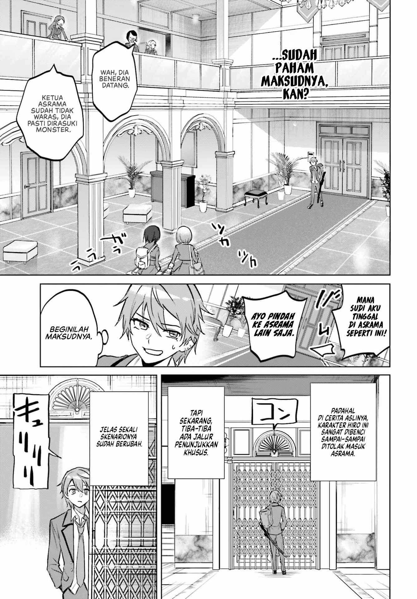 Danshi Kinsei Game Sekai de Ore ga Yarubeki Yuiitsu no Koto: Yuri no Aida ni Hasamaru Otoko toshite Tensei shiteshimaimashita Chapter 13 - halaman 6