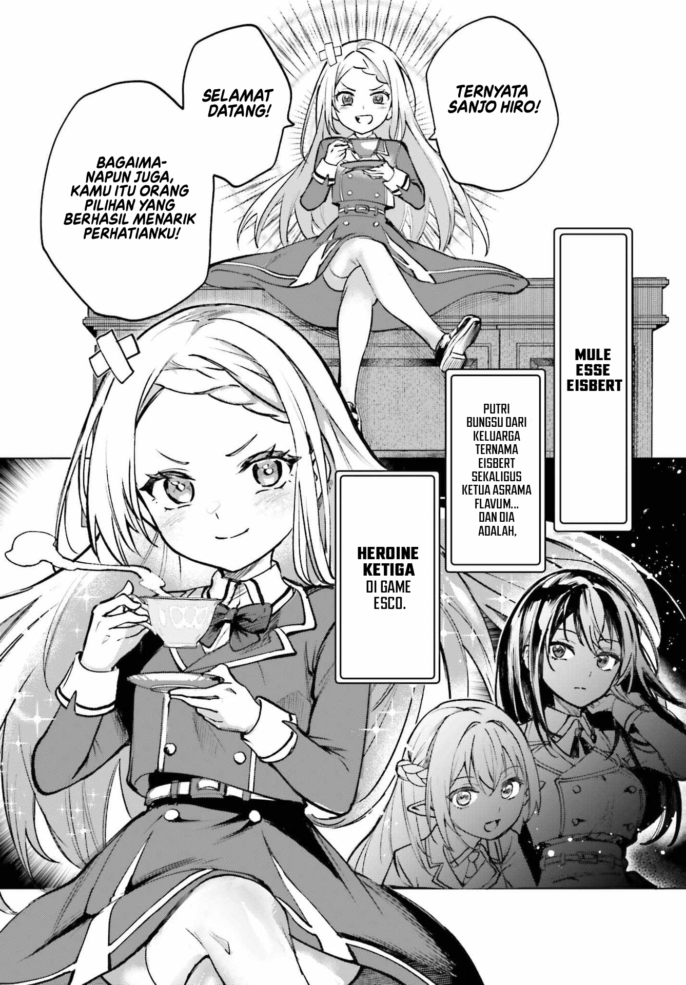 Danshi Kinsei Game Sekai de Ore ga Yarubeki Yuiitsu no Koto: Yuri no Aida ni Hasamaru Otoko toshite Tensei shiteshimaimashita Chapter 13 - halaman 9