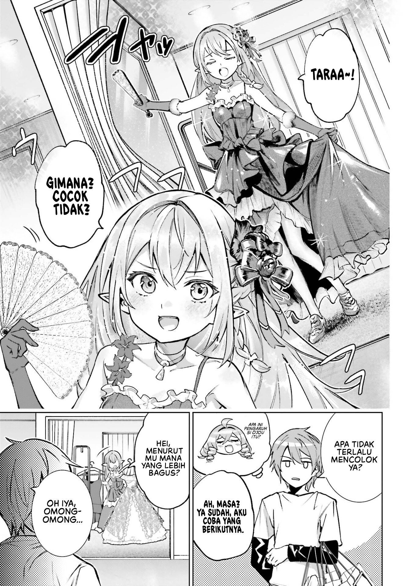 Danshi Kinsei Game Sekai de Ore ga Yarubeki Yuiitsu no Koto: Yuri no Aida ni Hasamaru Otoko toshite Tensei shiteshimaimashita Chapter 14 - halaman 18