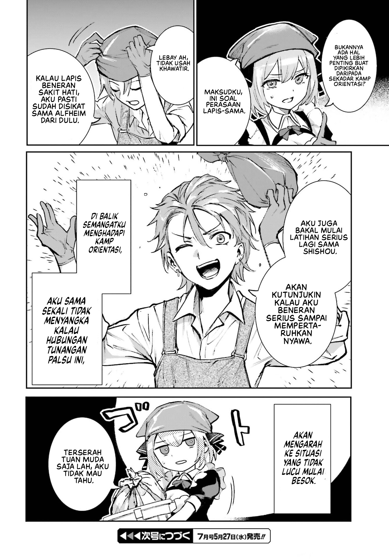 Danshi Kinsei Game Sekai de Ore ga Yarubeki Yuiitsu no Koto: Yuri no Aida ni Hasamaru Otoko toshite Tensei shiteshimaimashita Chapter 14 - halaman 23