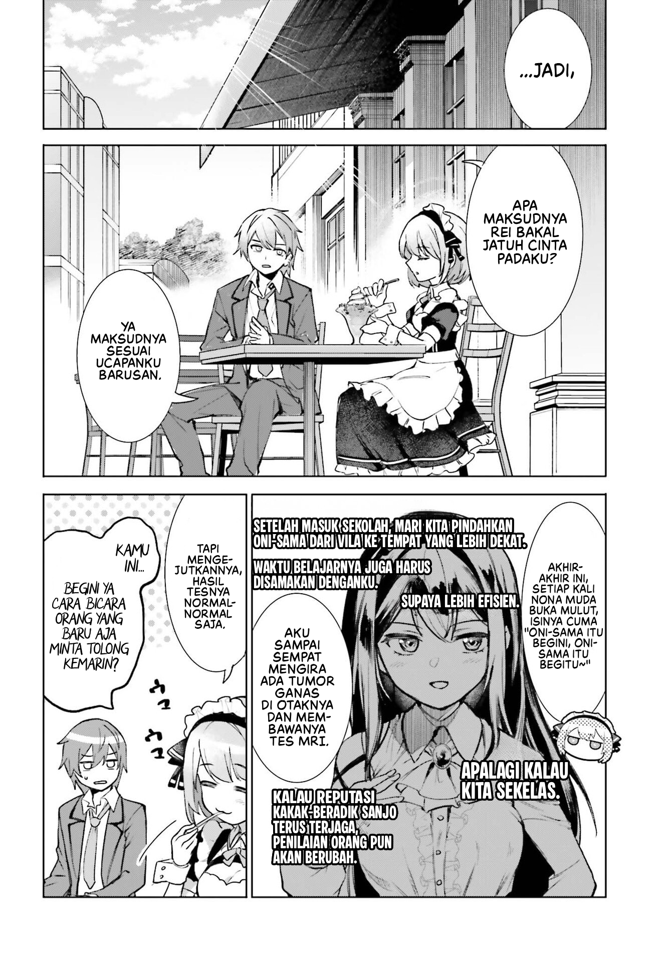 Danshi Kinsei Game Sekai de Ore ga Yarubeki Yuiitsu no Koto: Yuri no Aida ni Hasamaru Otoko toshite Tensei shiteshimaimashita Chapter 14 - halaman 3